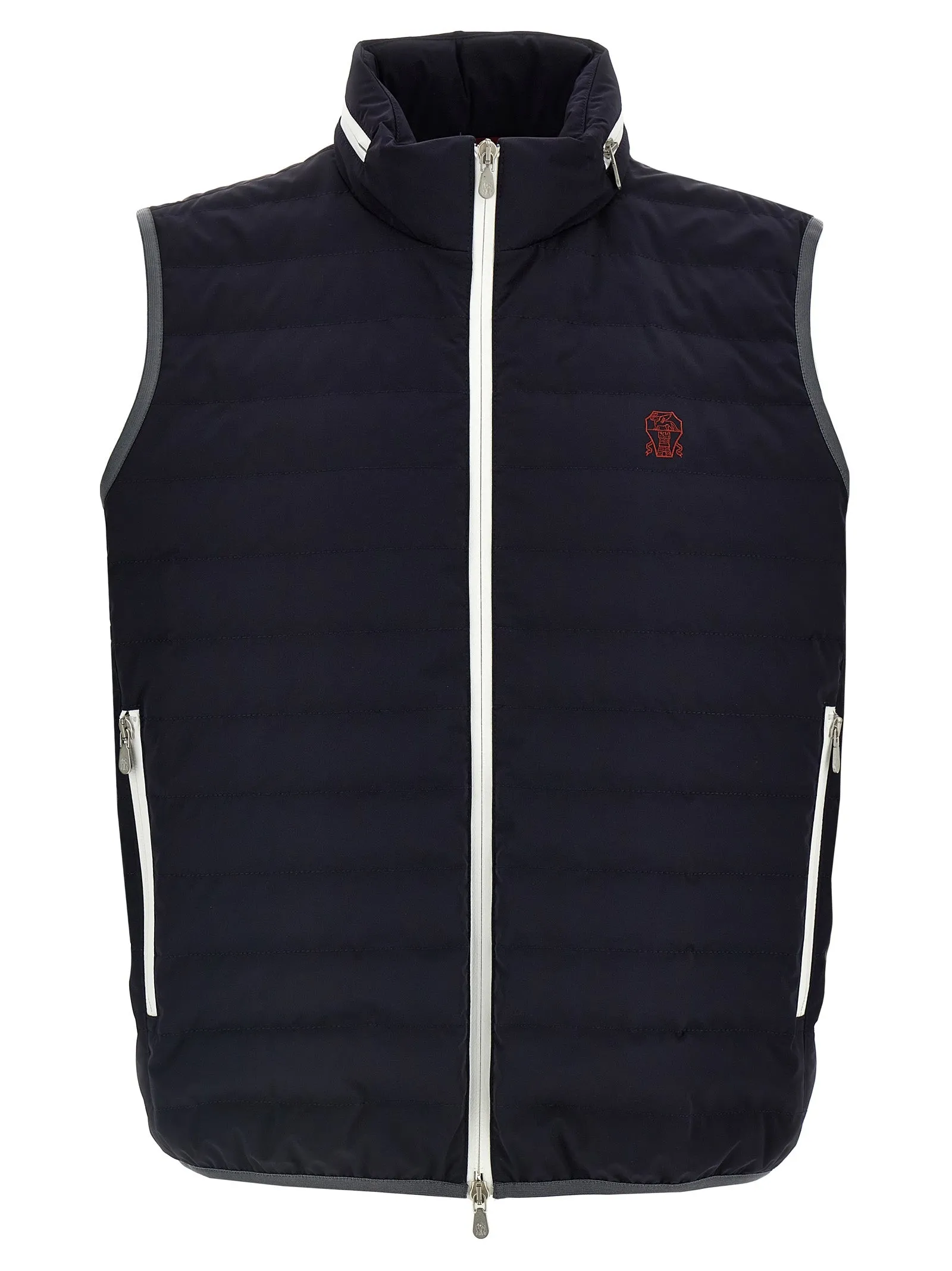 Logo Vest Gilet Blu