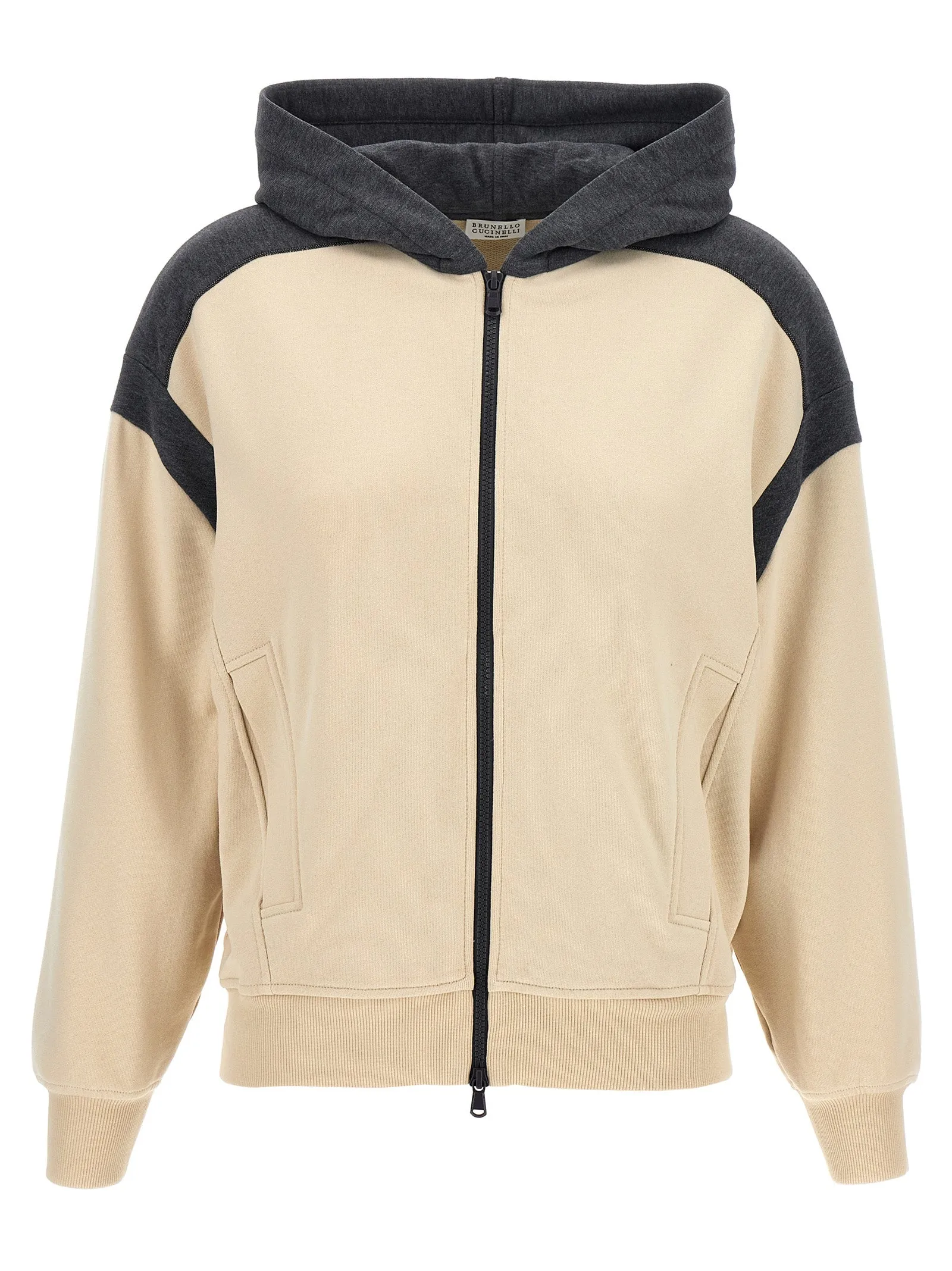 Hoodie Felpe Beige