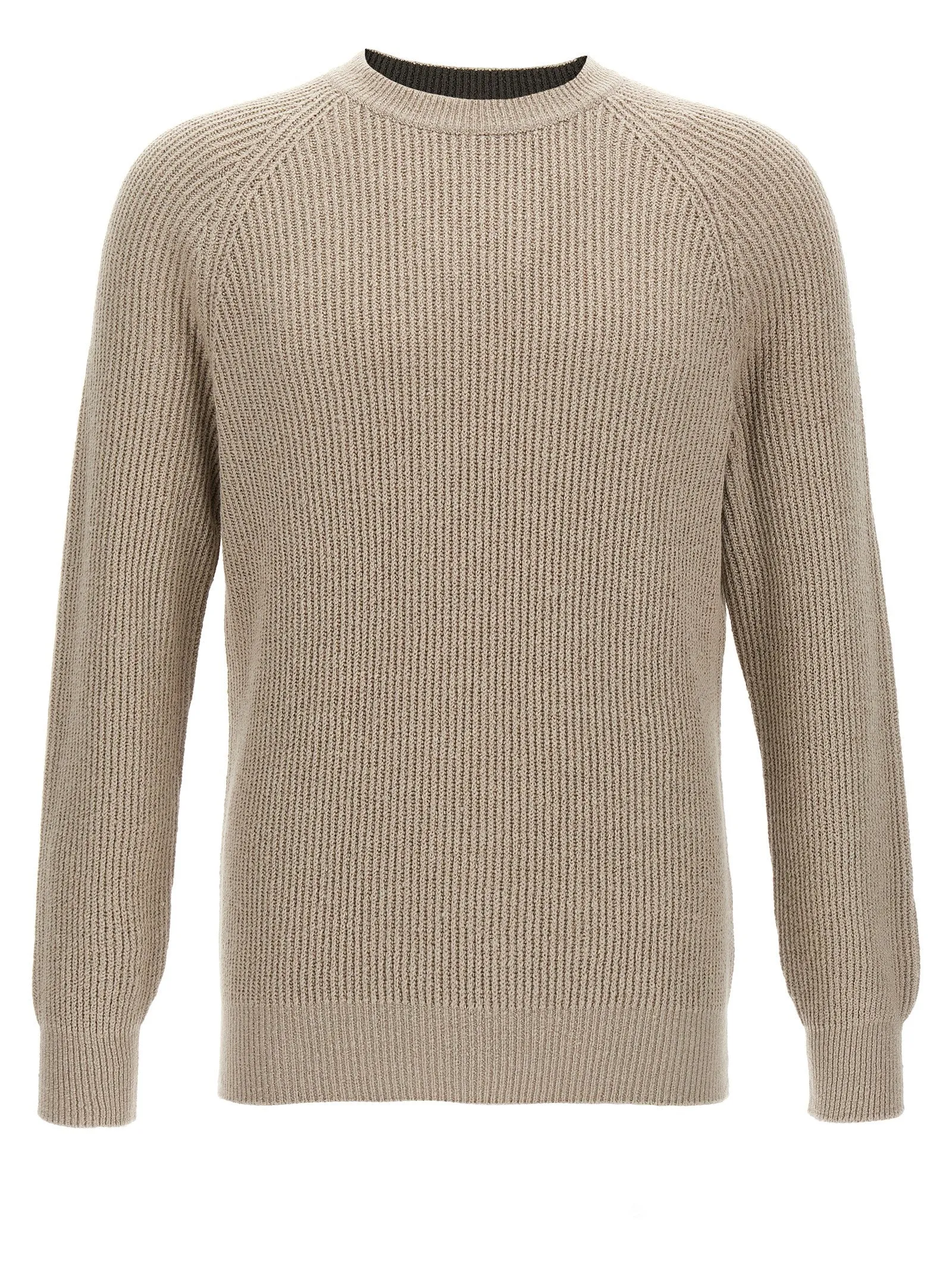 Ribbed Sweater Maglioni Beige