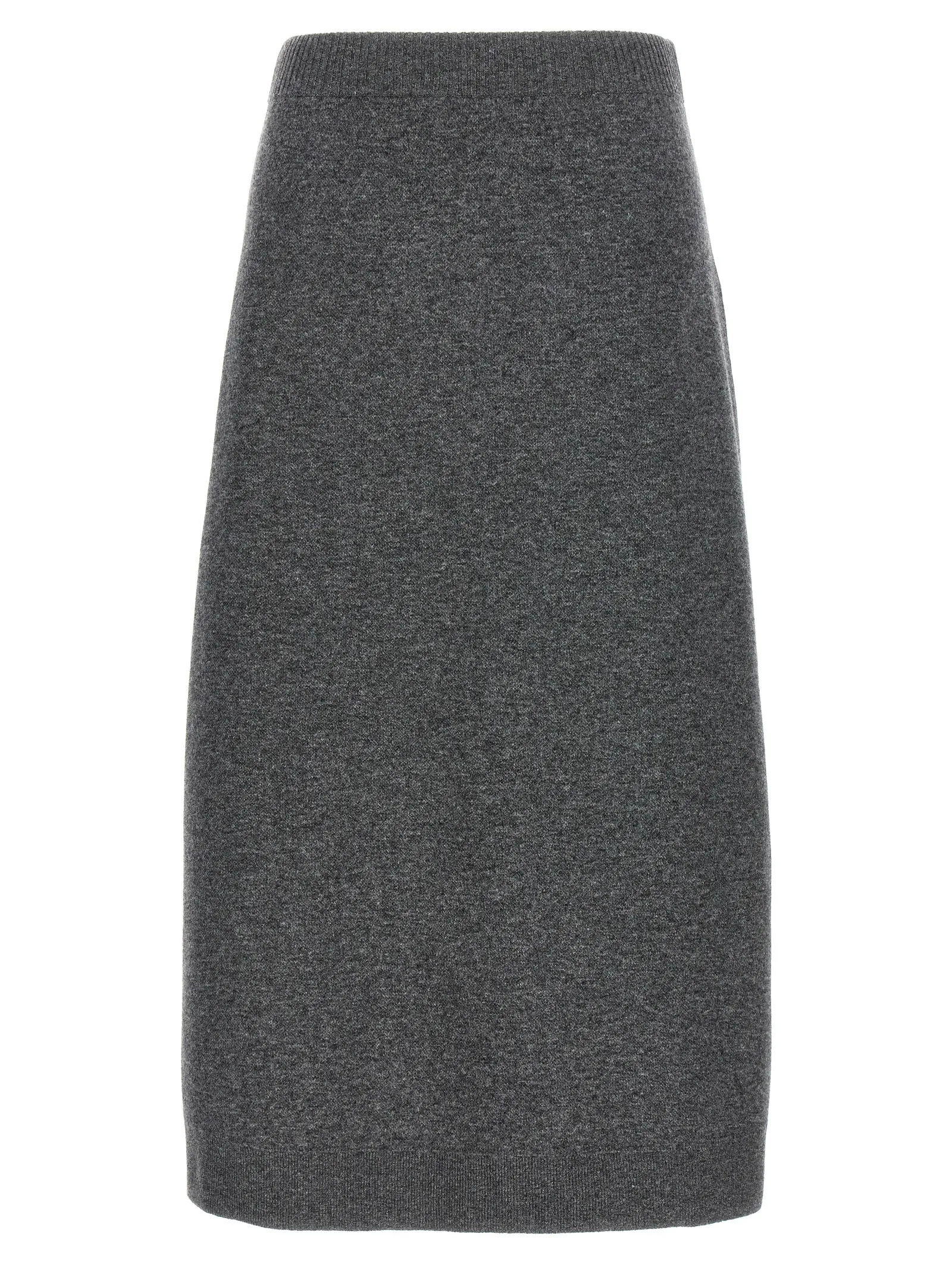 Cashmere Skirt Gonne Grigio