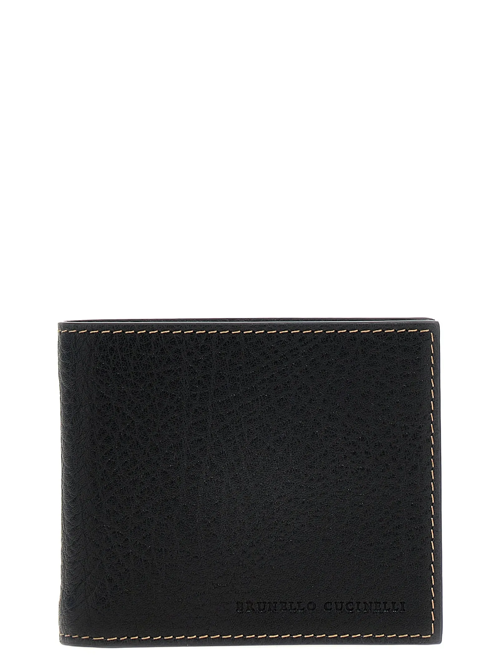 Leather Wallet Portafogli Nero