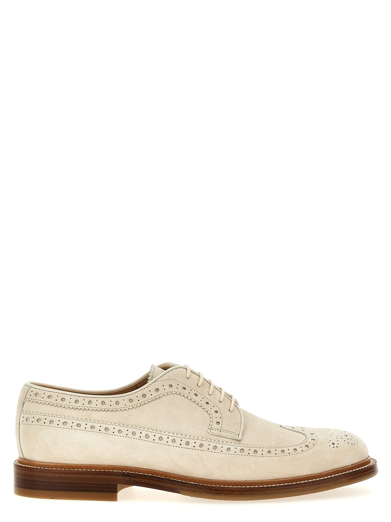 Dovetail Lace-Up Shoes Stringate Bianco
