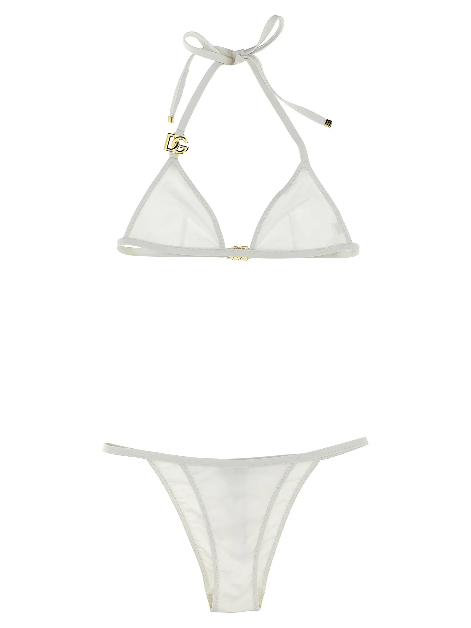 Dg Bikini Beachwear Bianco