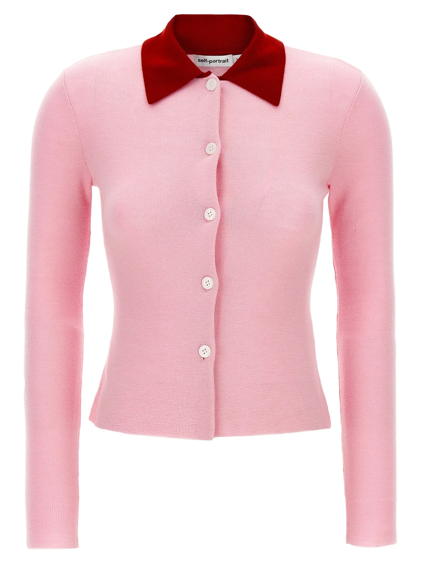 Pink Merino Wool Maglioni Rosa