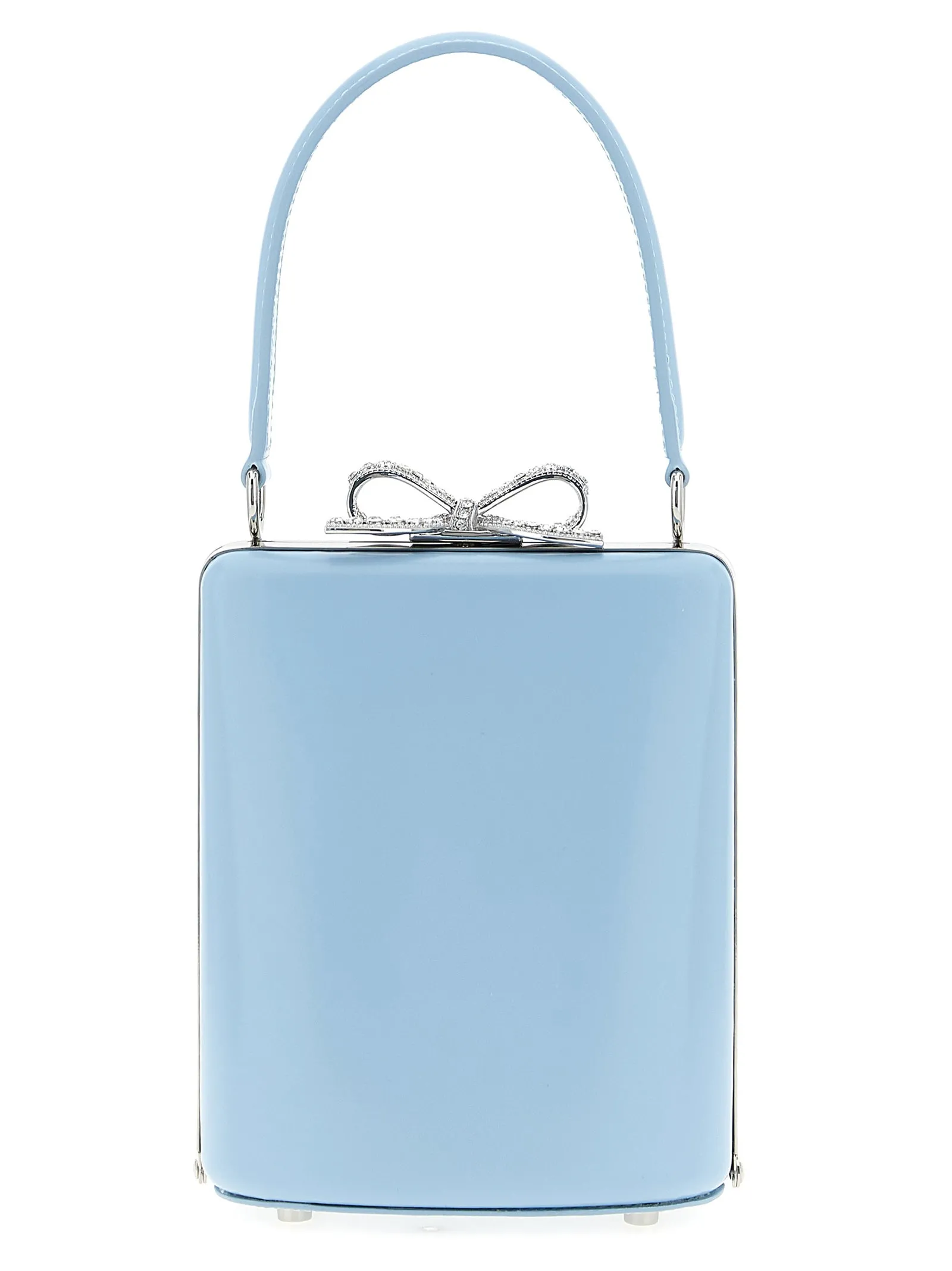 Blue Leather Bag Borse A Mano Celeste