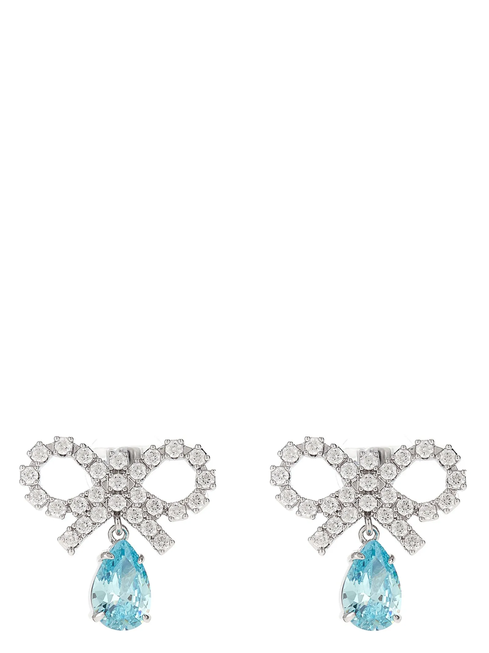 Micro Bow Pink Droplet Gioielli Celeste