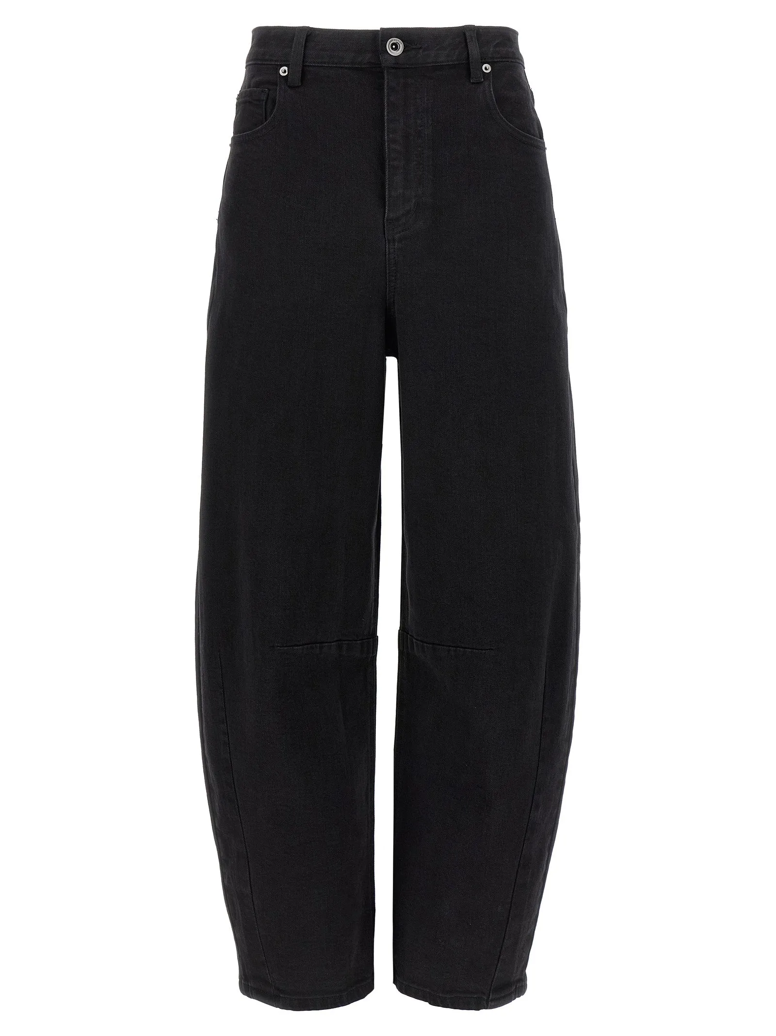 Black Barrel Leg Jeans Nero