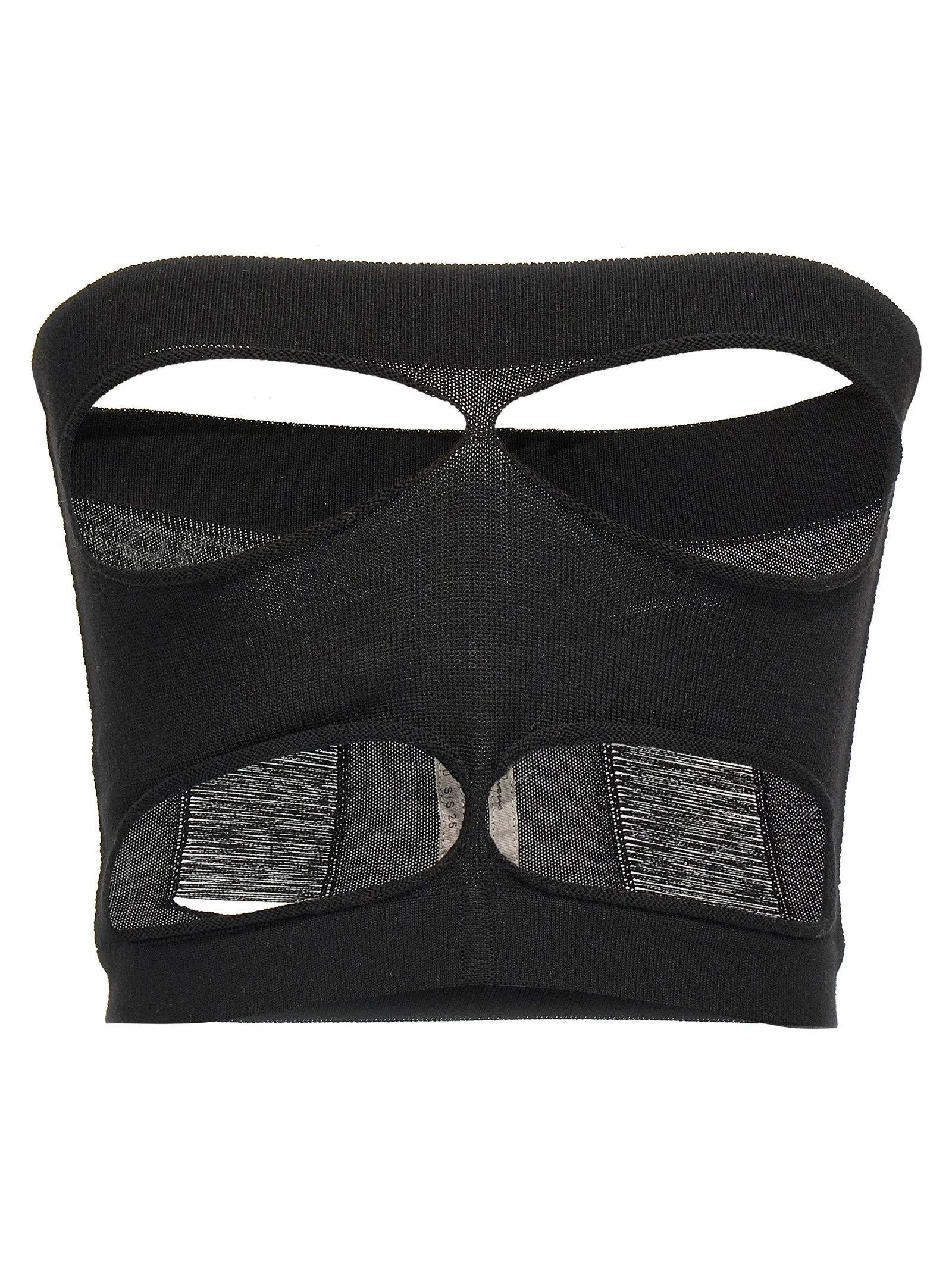 Tanja Bandeau Top Nero