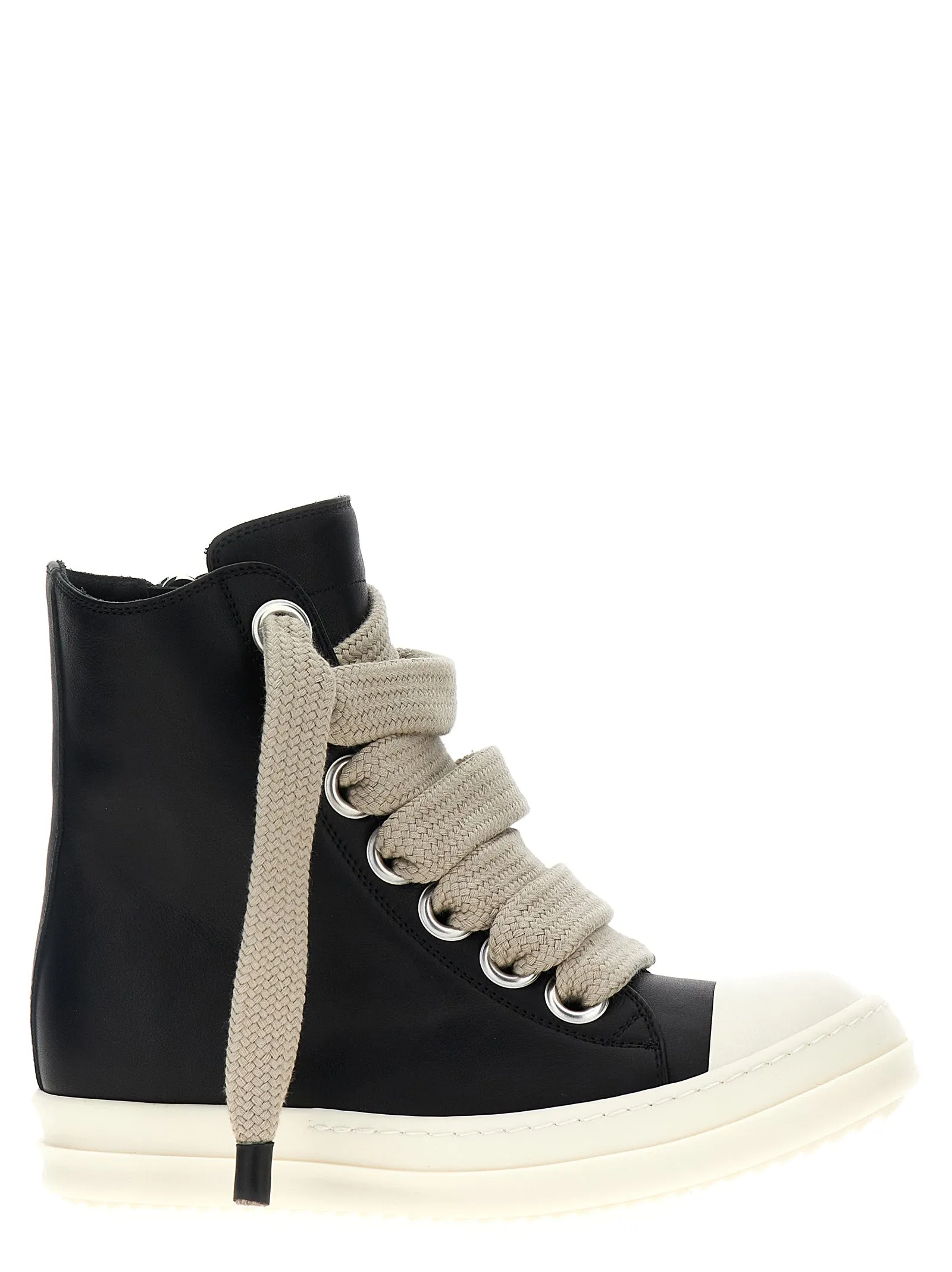 Jumbo Laced Sneakers Bianco/Nero