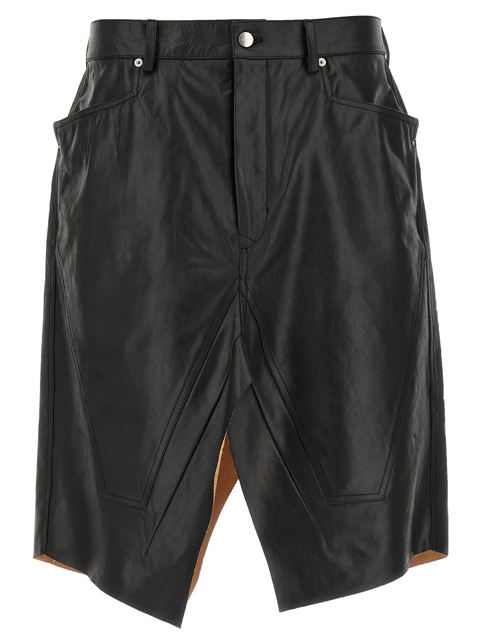 Slivered Skirt Gonne Nero