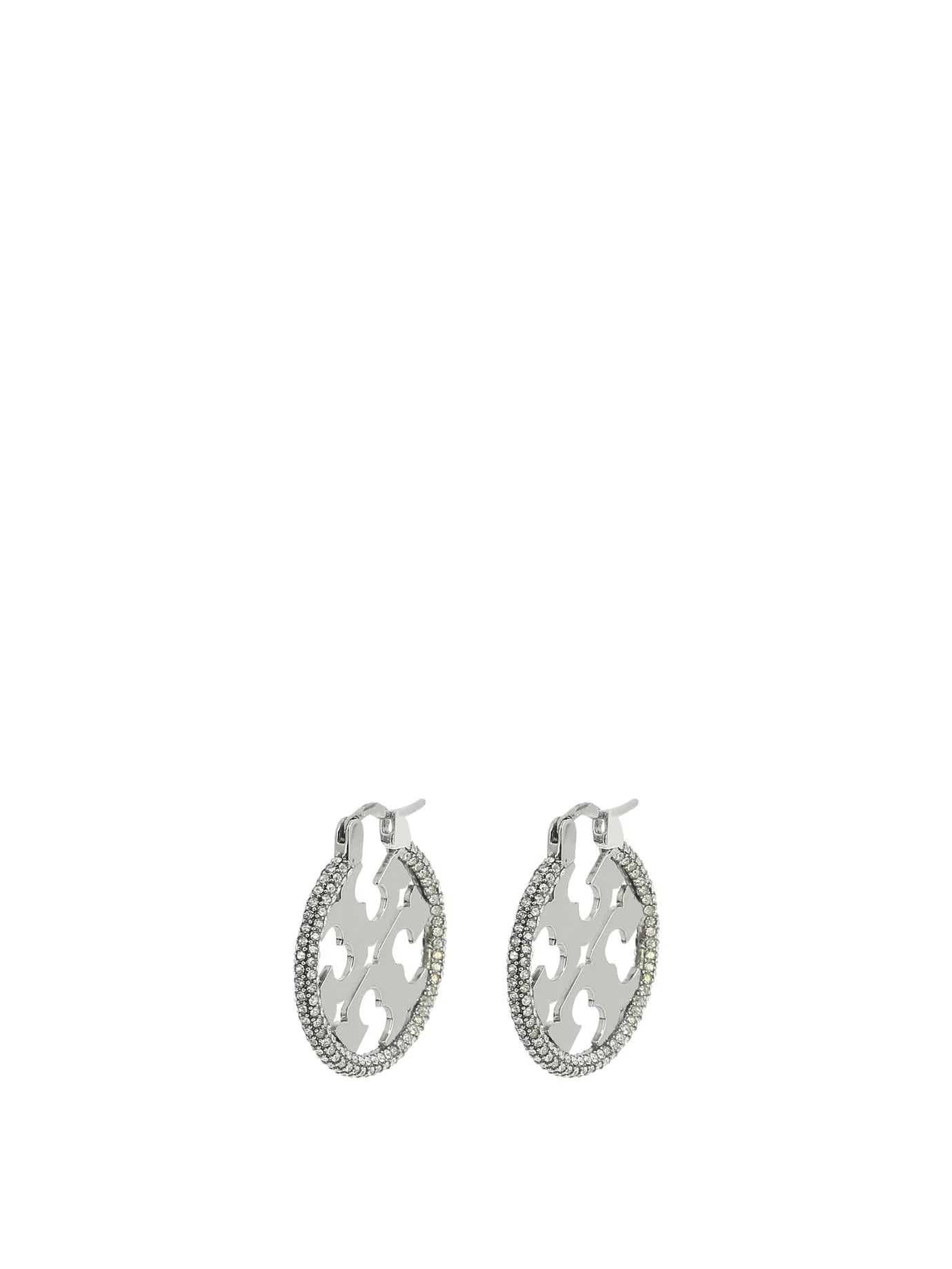 Logo Earrings Jewels Silver