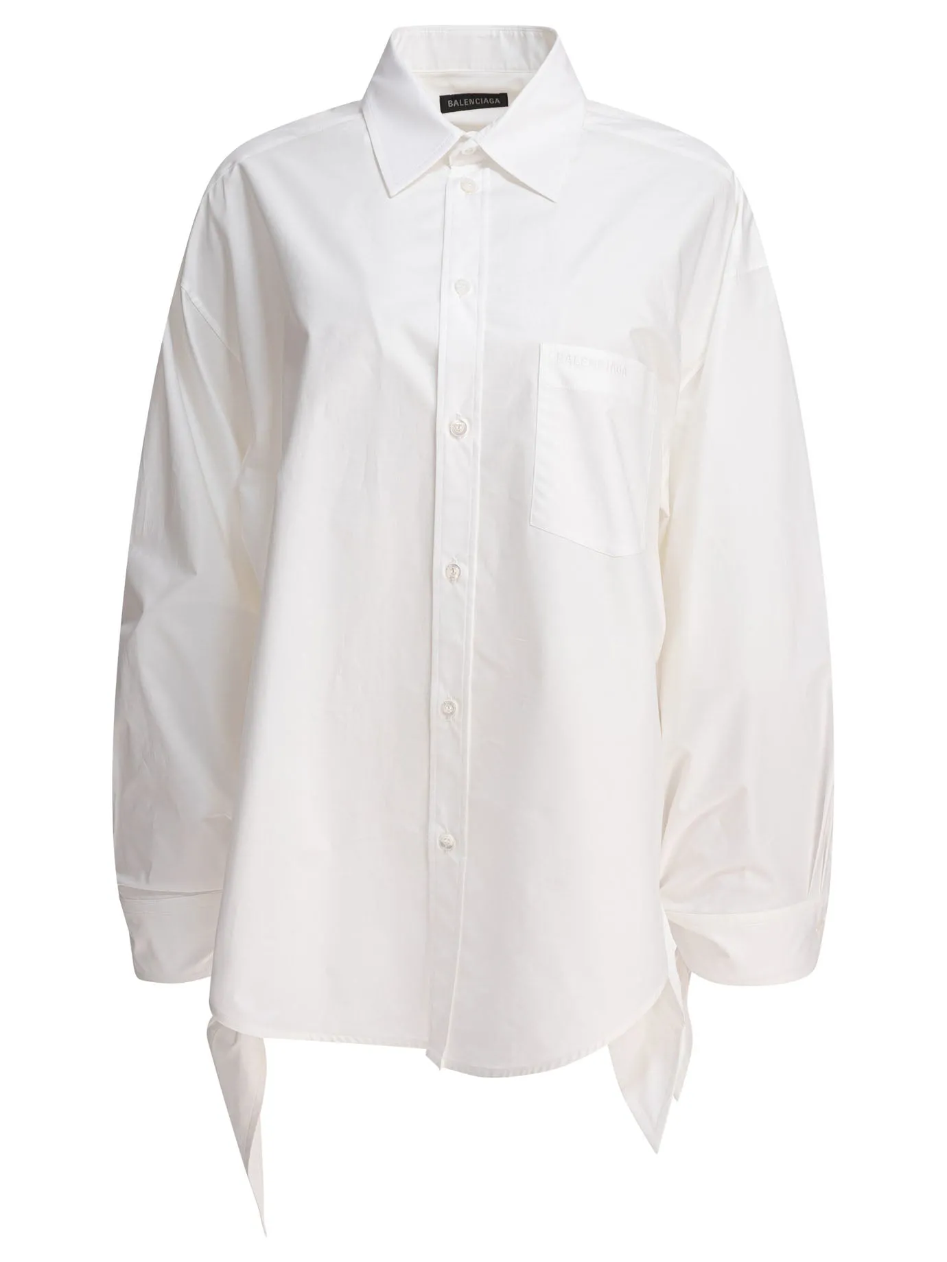 Flared Shirt Shirts Bianco