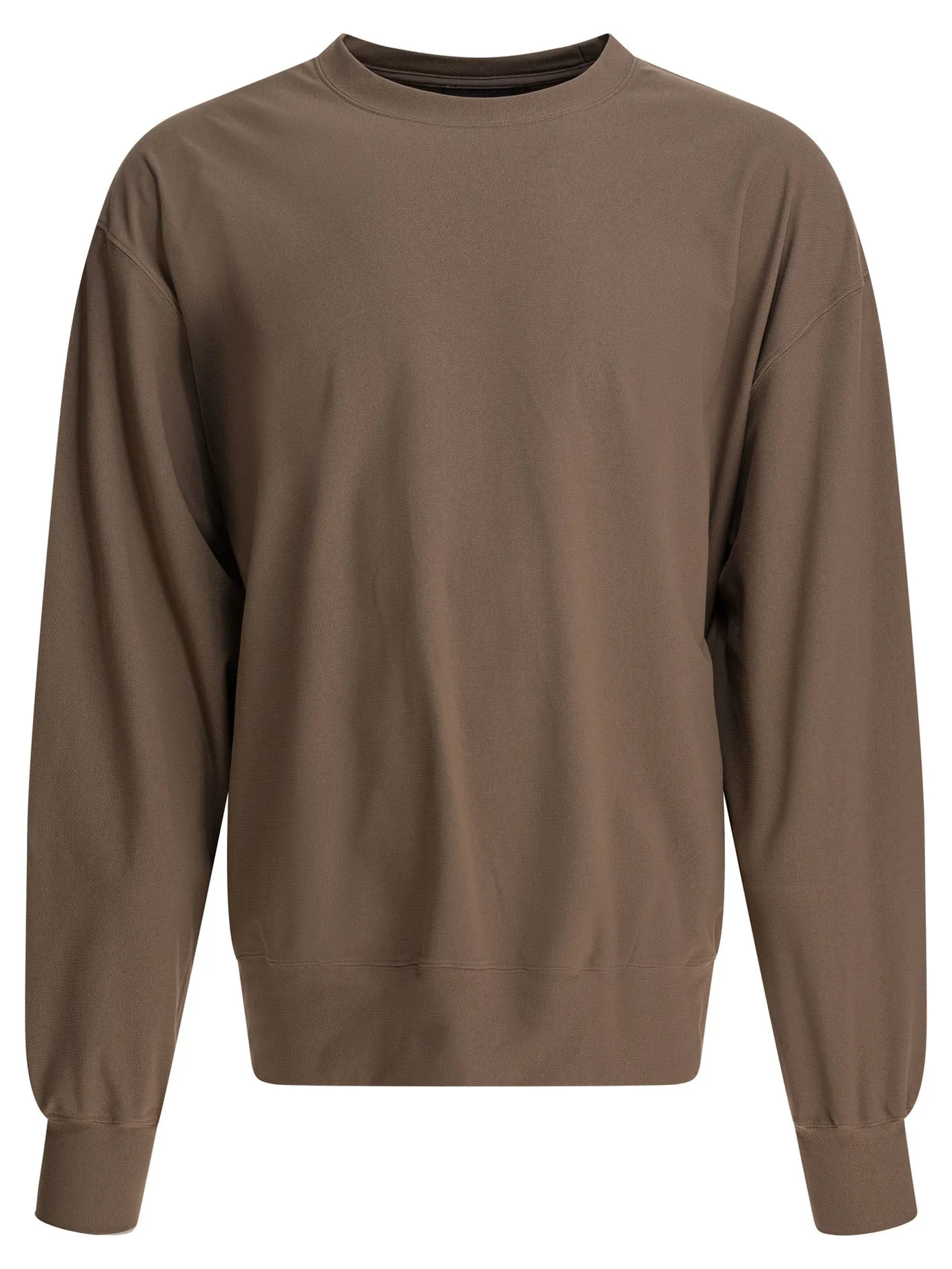 Crewneck Sweatshirt Sweatshirts Beige