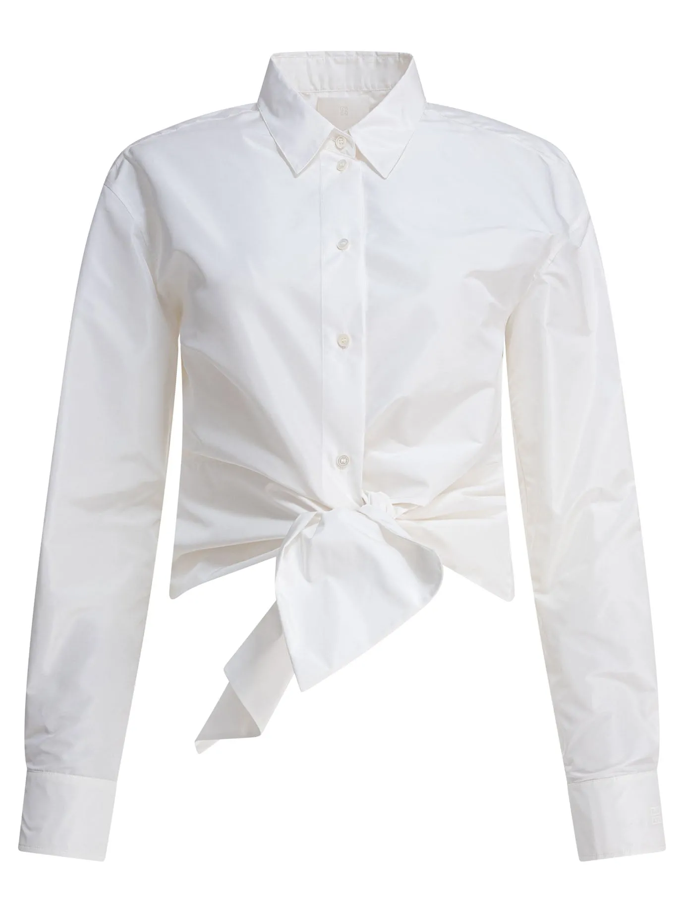 Shirt With Bow Shirts Bianco