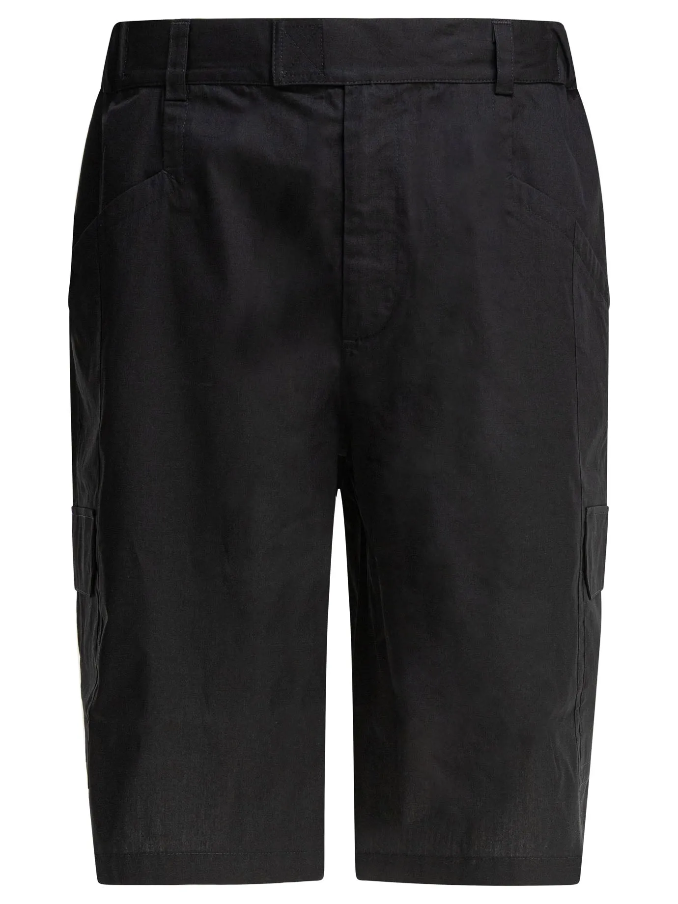 Poplin Cargo Shorts Nero