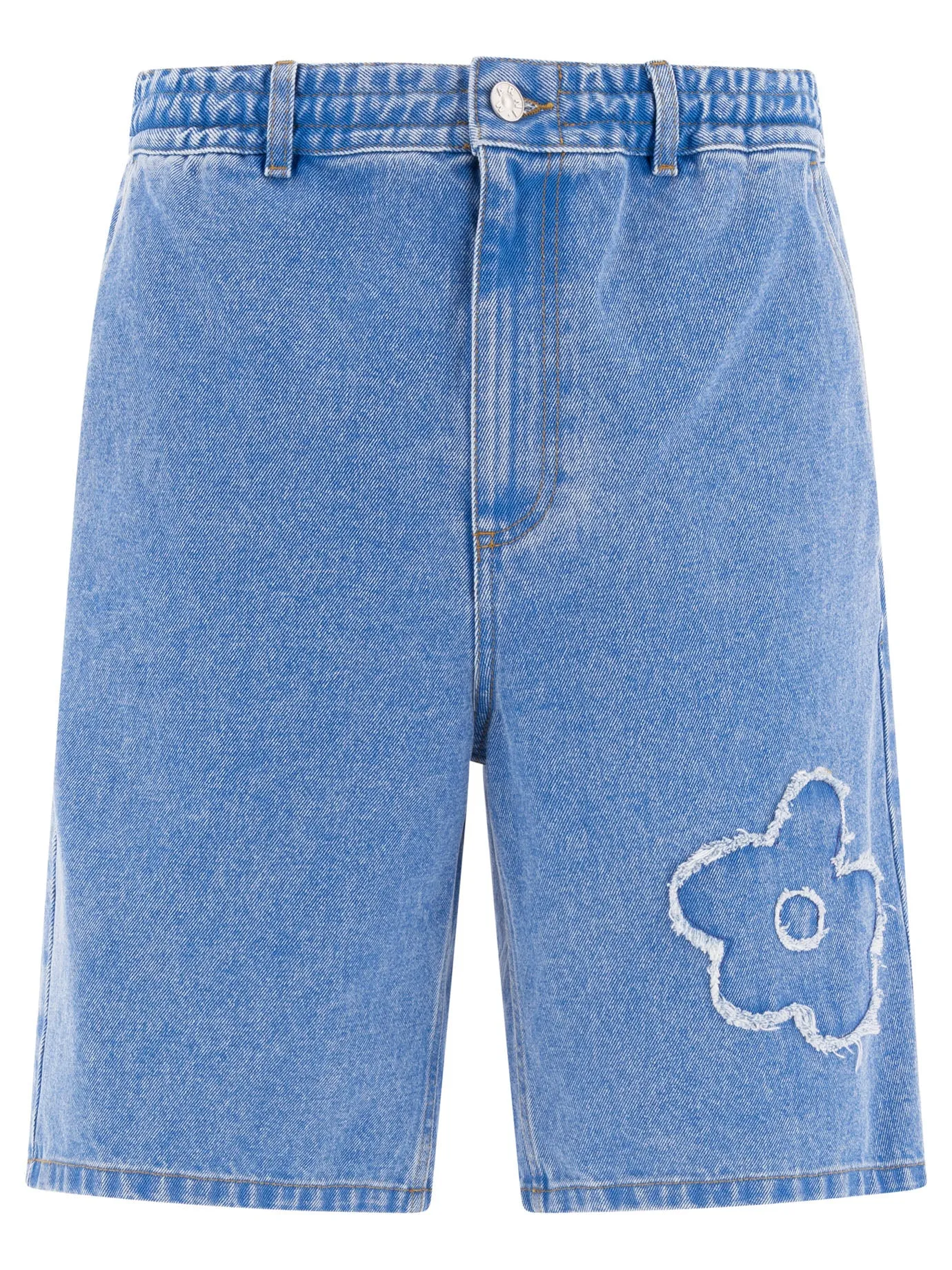 Bermuda With Applications Shorts Blu