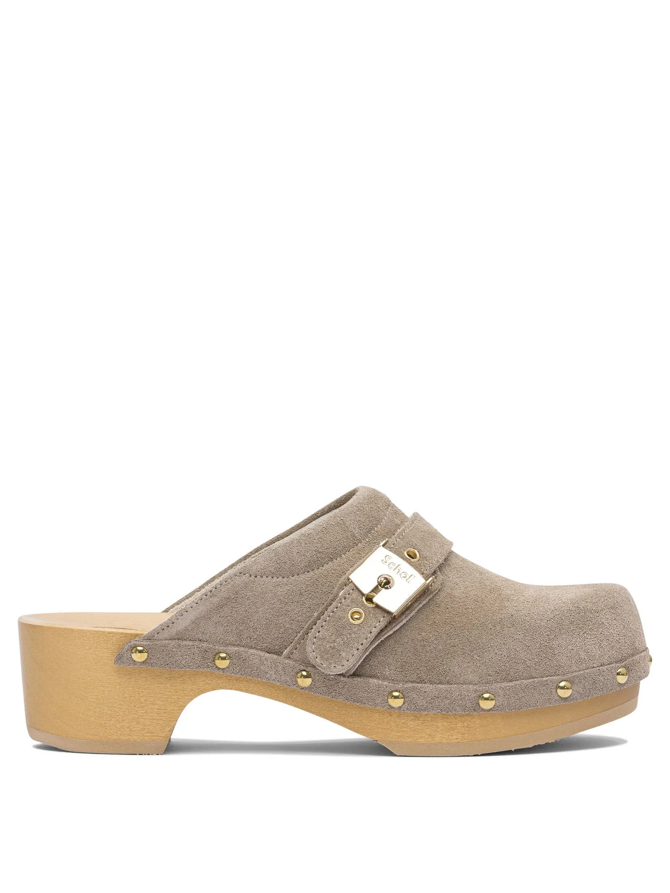 Pescura Clog 50 Bei&Honey Sde50mm Heeled Shoes Beige