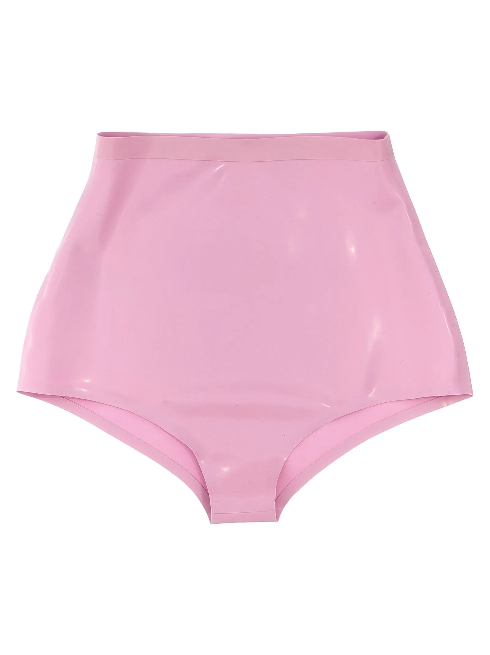 Latex High Waist Briefs Intimo Rosa