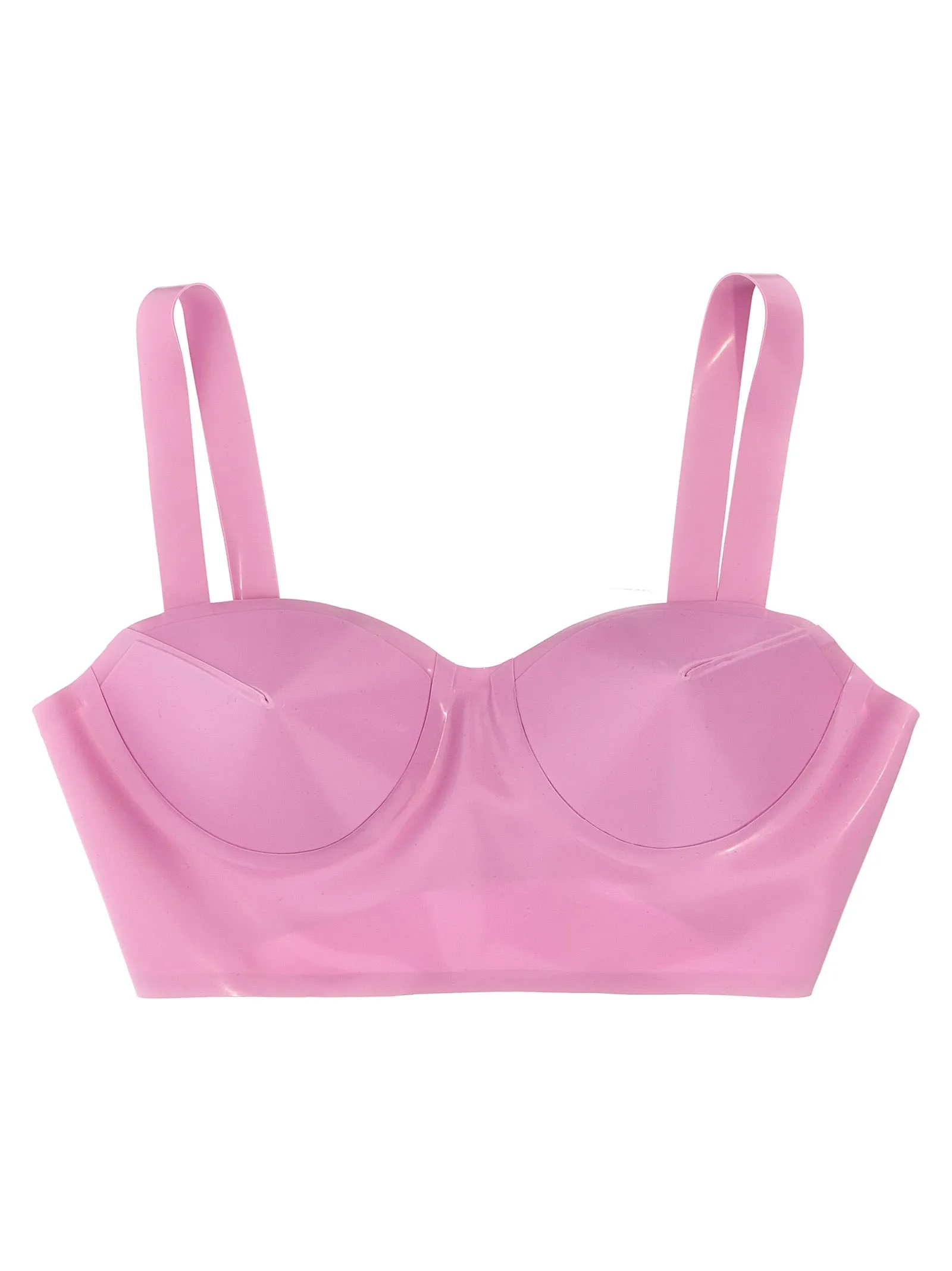 Latex Bra Intimo Rosa