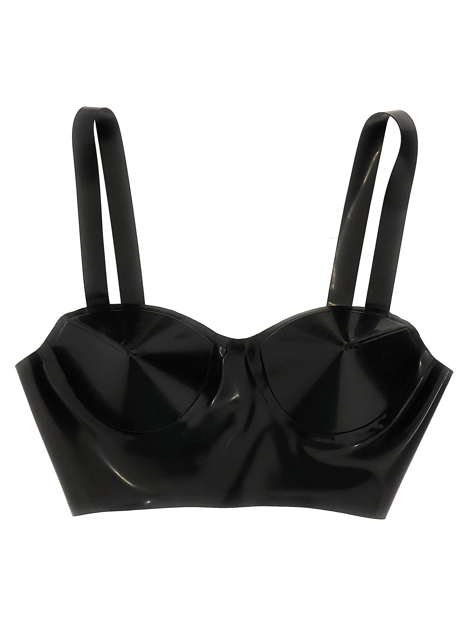 Latex Bra Intimo Nero