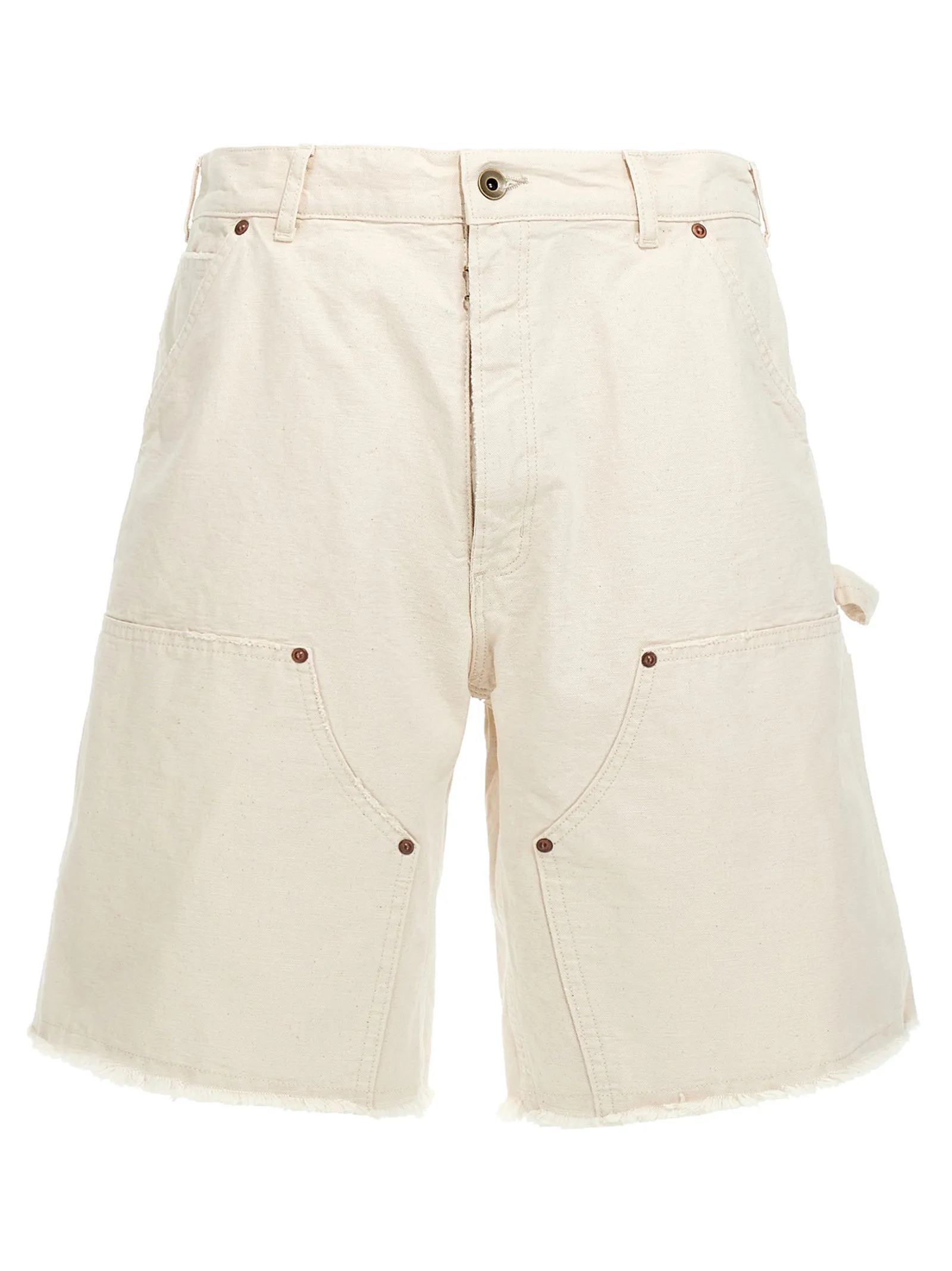 Denim Bermuda Shorts Bermuda E Short Beige