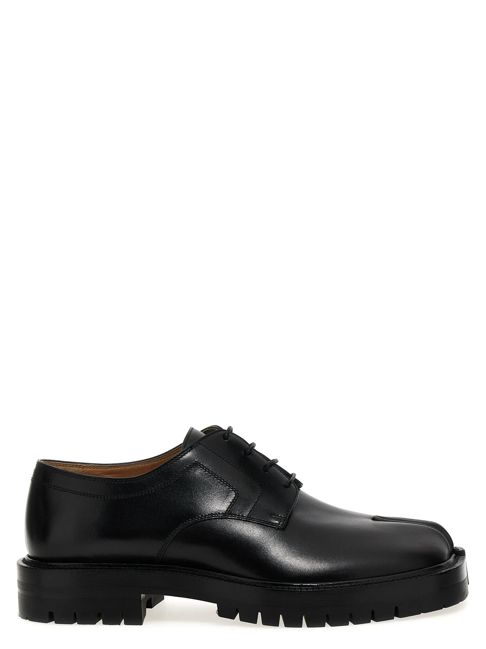 Tabi County Lace-Up Shoes Stringate Nero