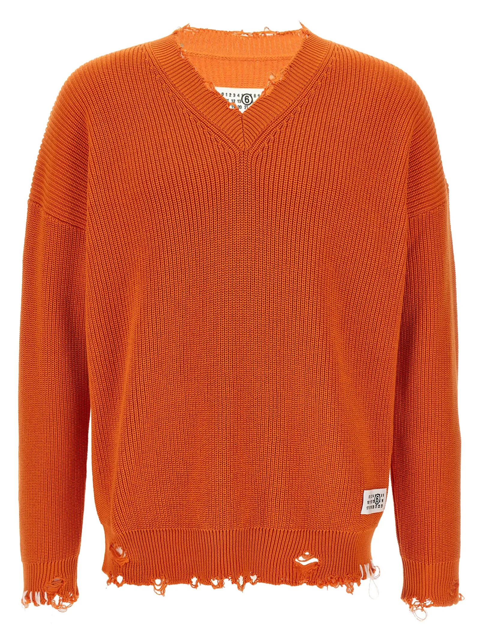 Destroyed Sweater Maglioni Arancione