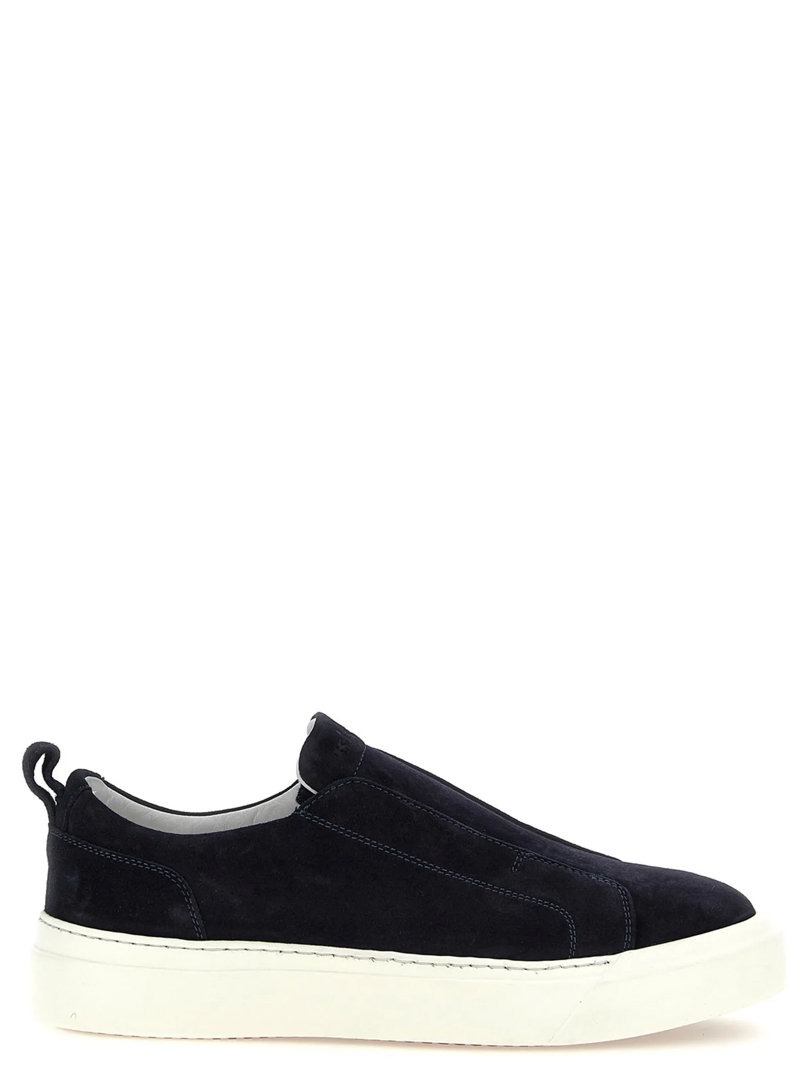 Suede Sneakers Blu