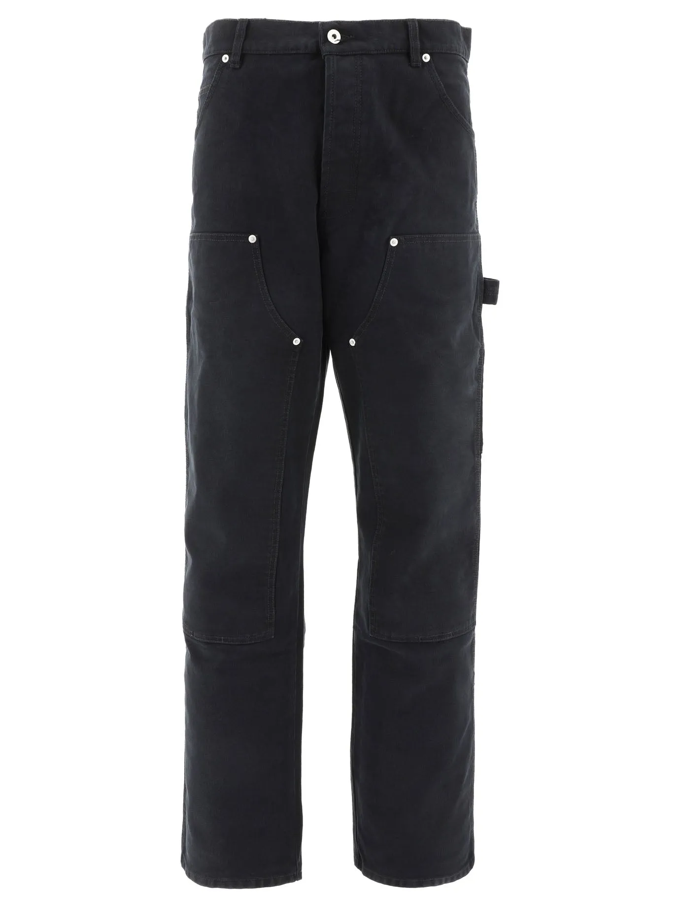 Canvas Carpenter Trousers Nero