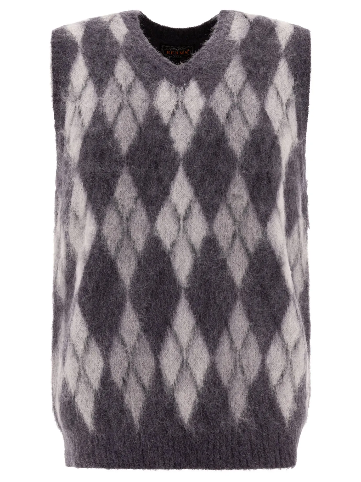 Argyle Knitwear Grey