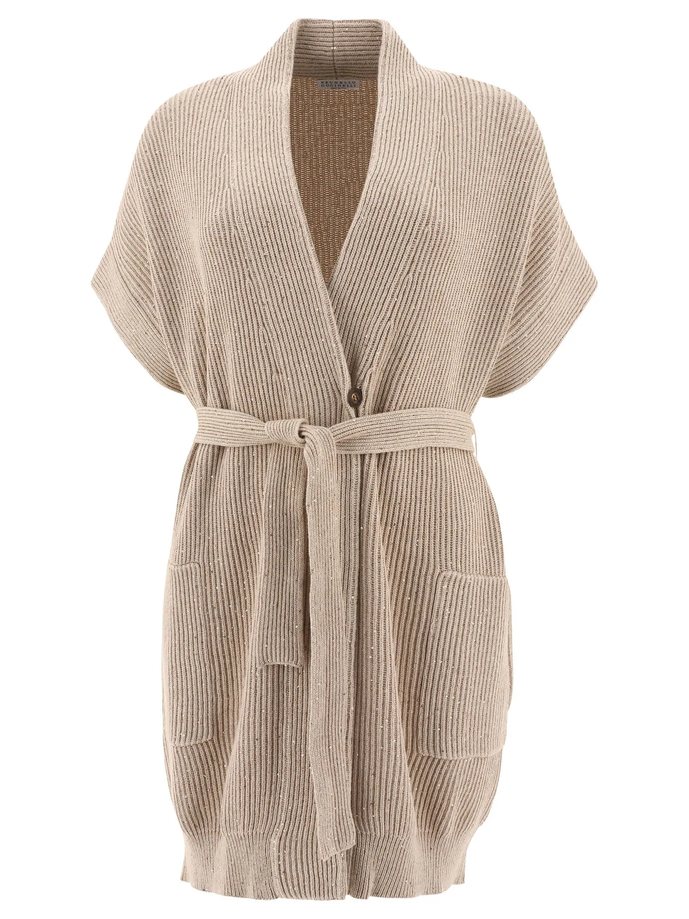 Diamante Knitwear Beige