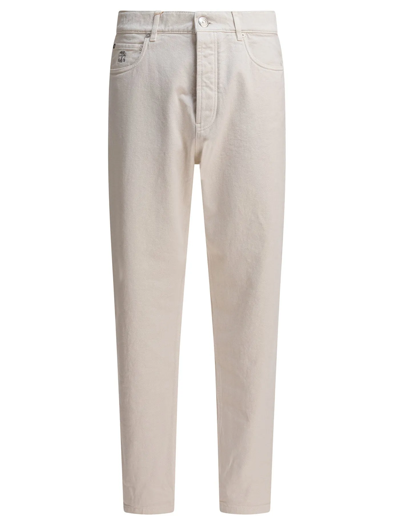 Five-Pocket Pants Iconic Fit Jeans Bianco