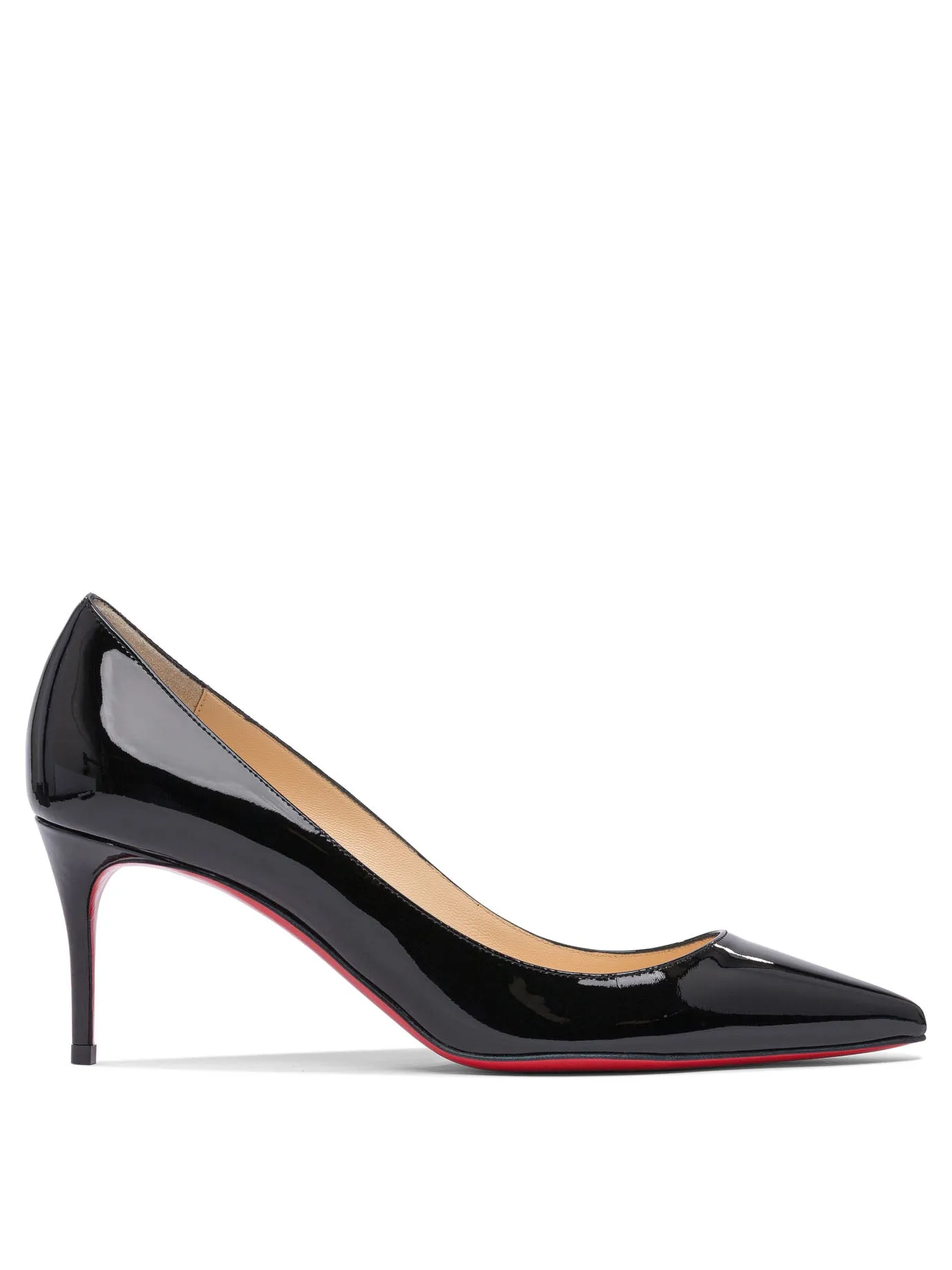 Kate 70 Patent Heeled Shoes Nero