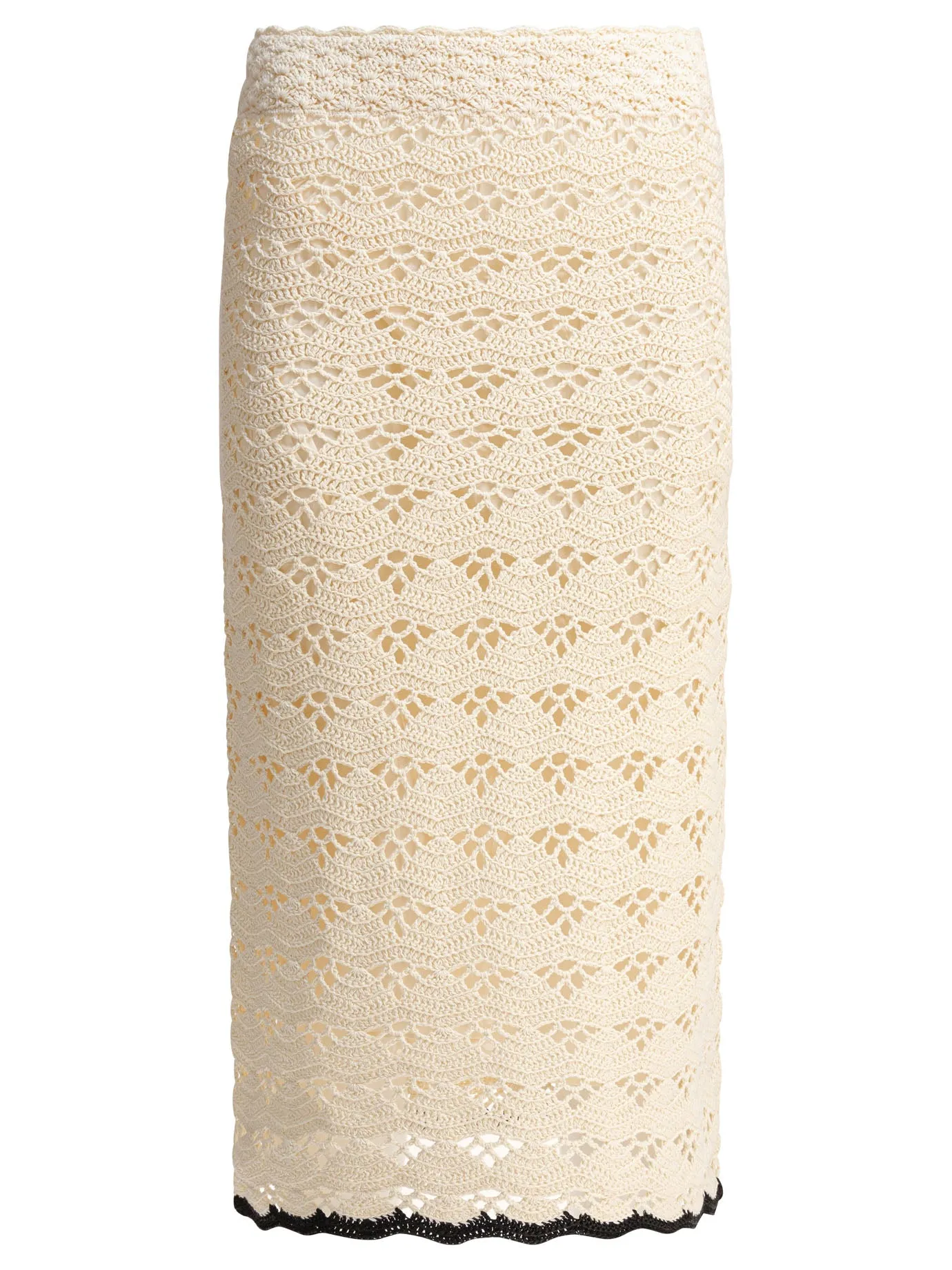 Rhiannon Crochet Skirt Gonne Beige