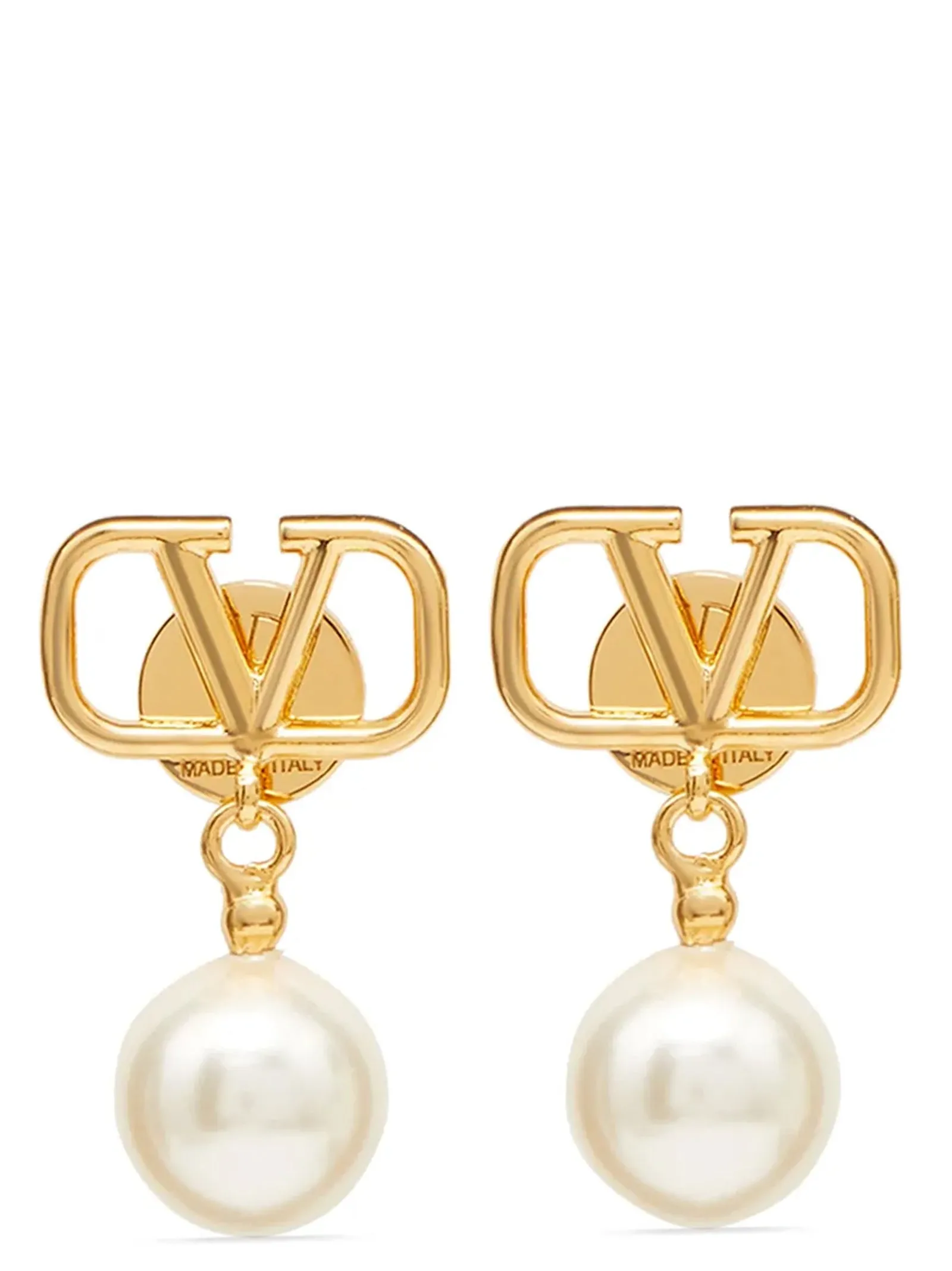 Valentino Garavani Vlogo Signature Earrings Gioielli Oro