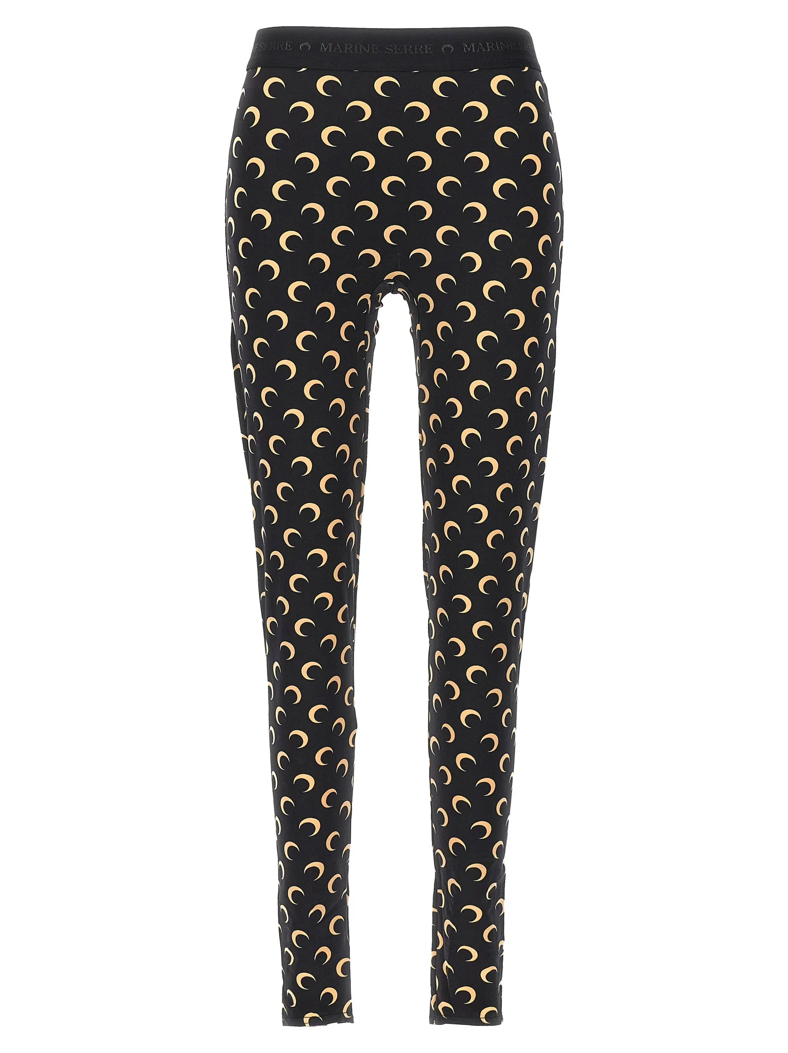 Moon Printed Leggings Nero
