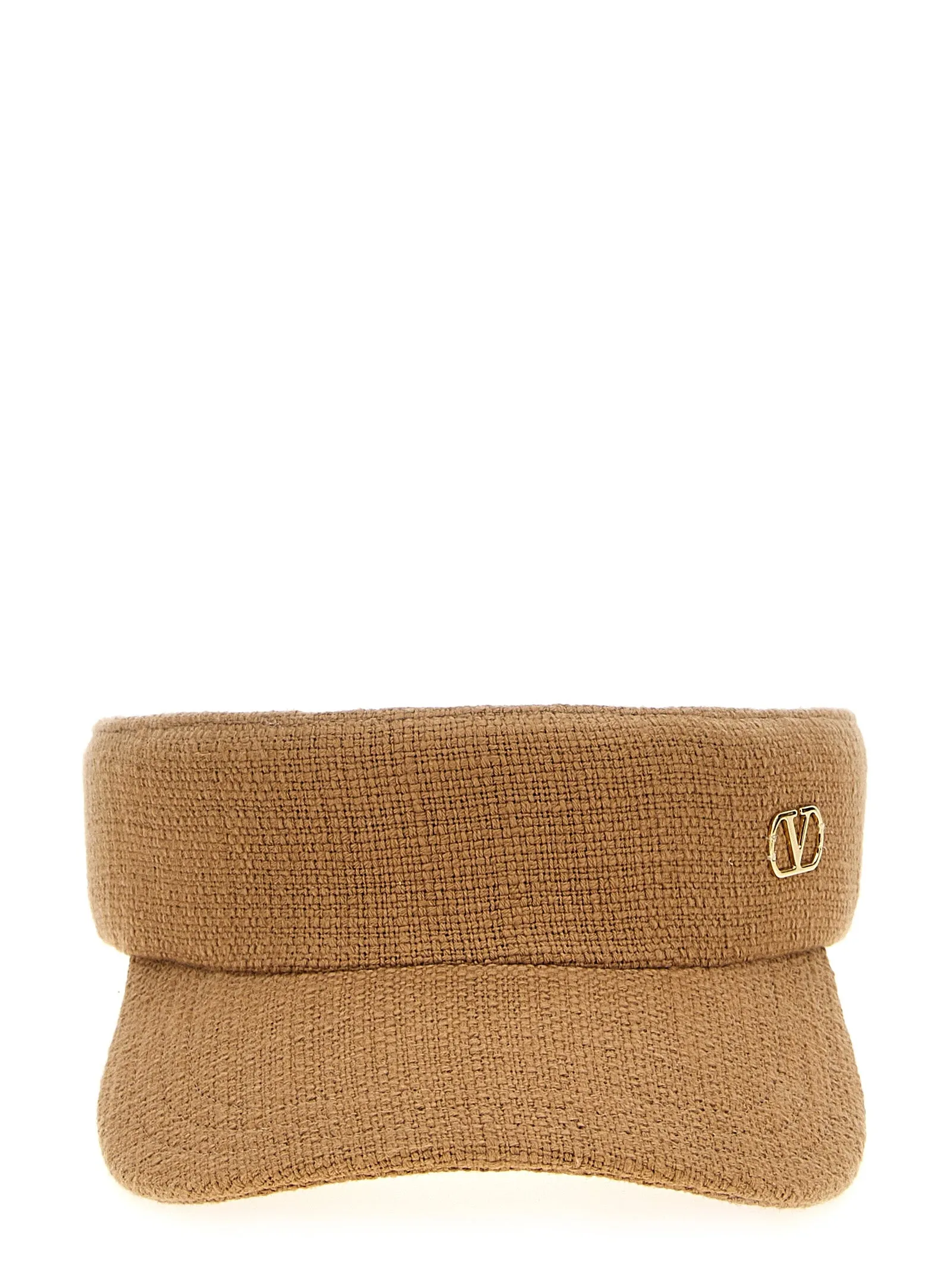 Visor Valentino Garavani Vlogo Cappelli Beige