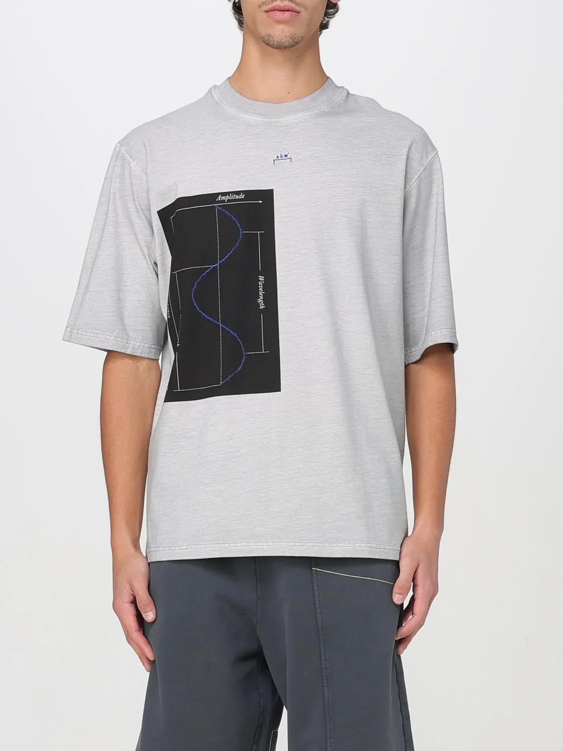 T-shirt in cotone stampata A-cold-wall*