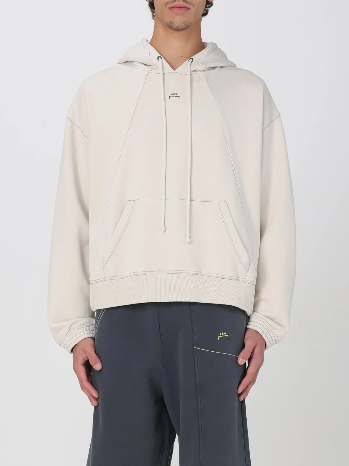 Felpa con cappuccio in cotone con logo A-cold-wall*