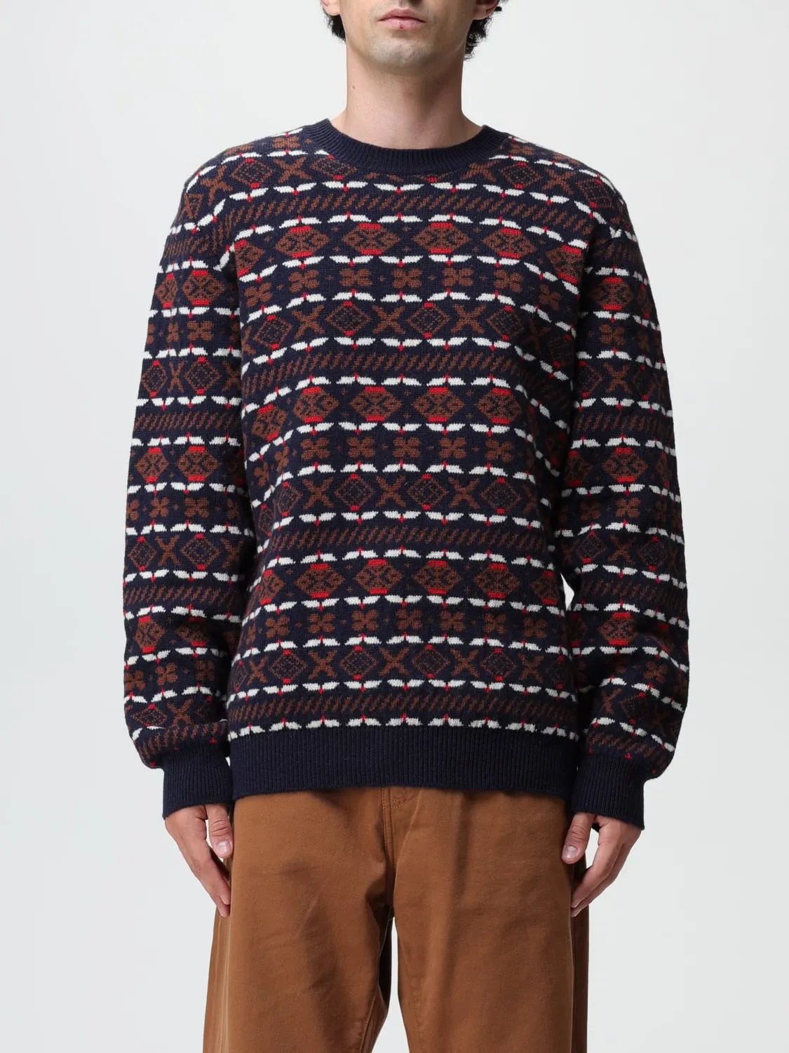 Maglione A.P.C. in lana merino con motivo jacquard