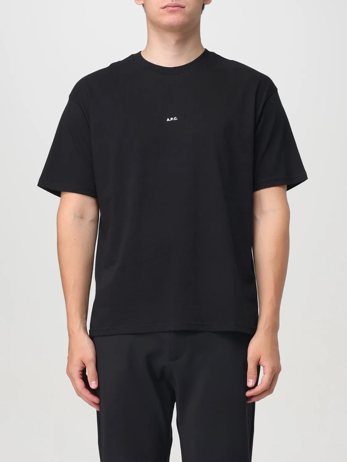 T-shirt basic con mini logo A.P.C.