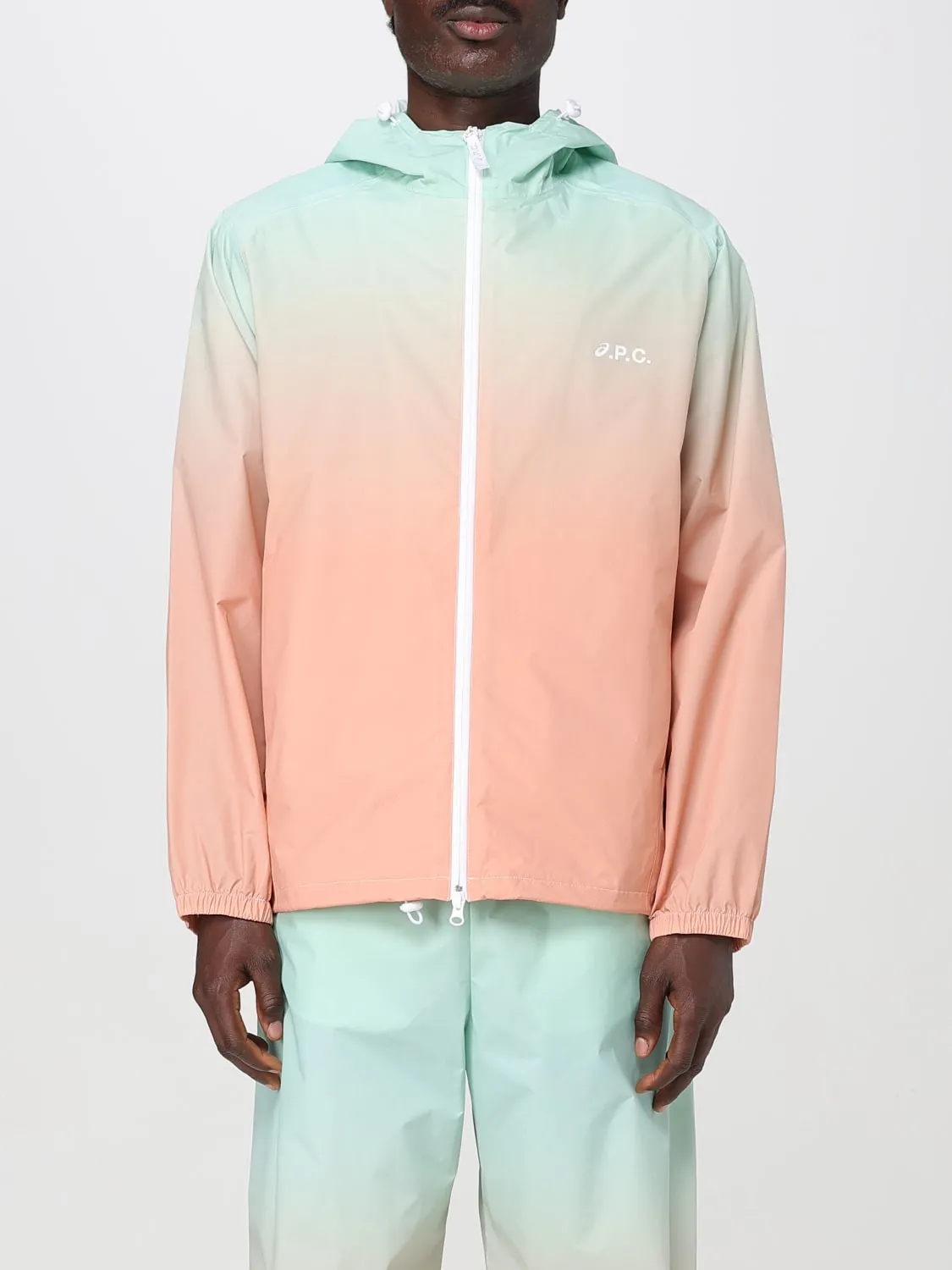 Giubbotto con cappuccio A.P.C. in nylon