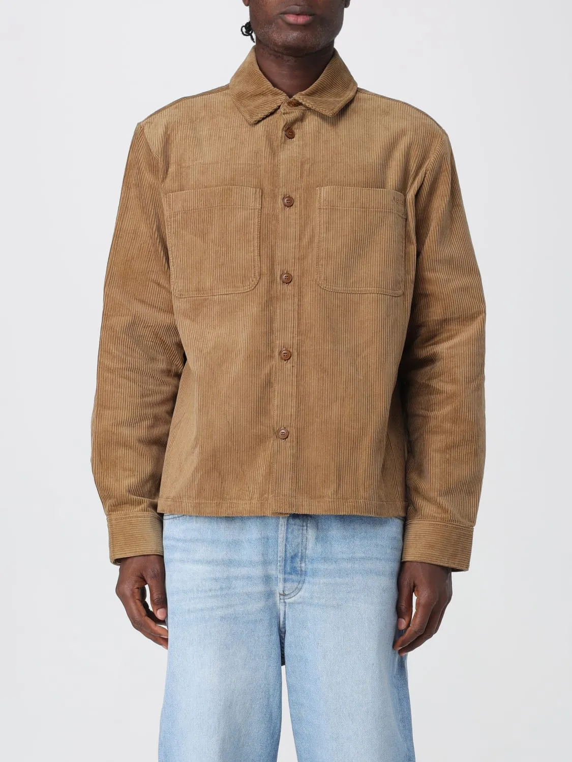 Overshirt A.P.C. in velluto a costine