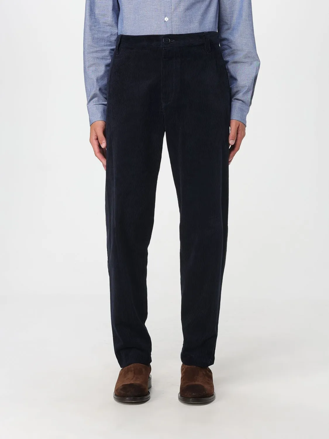 Pantalone classico A.P.C. in velluto a coste