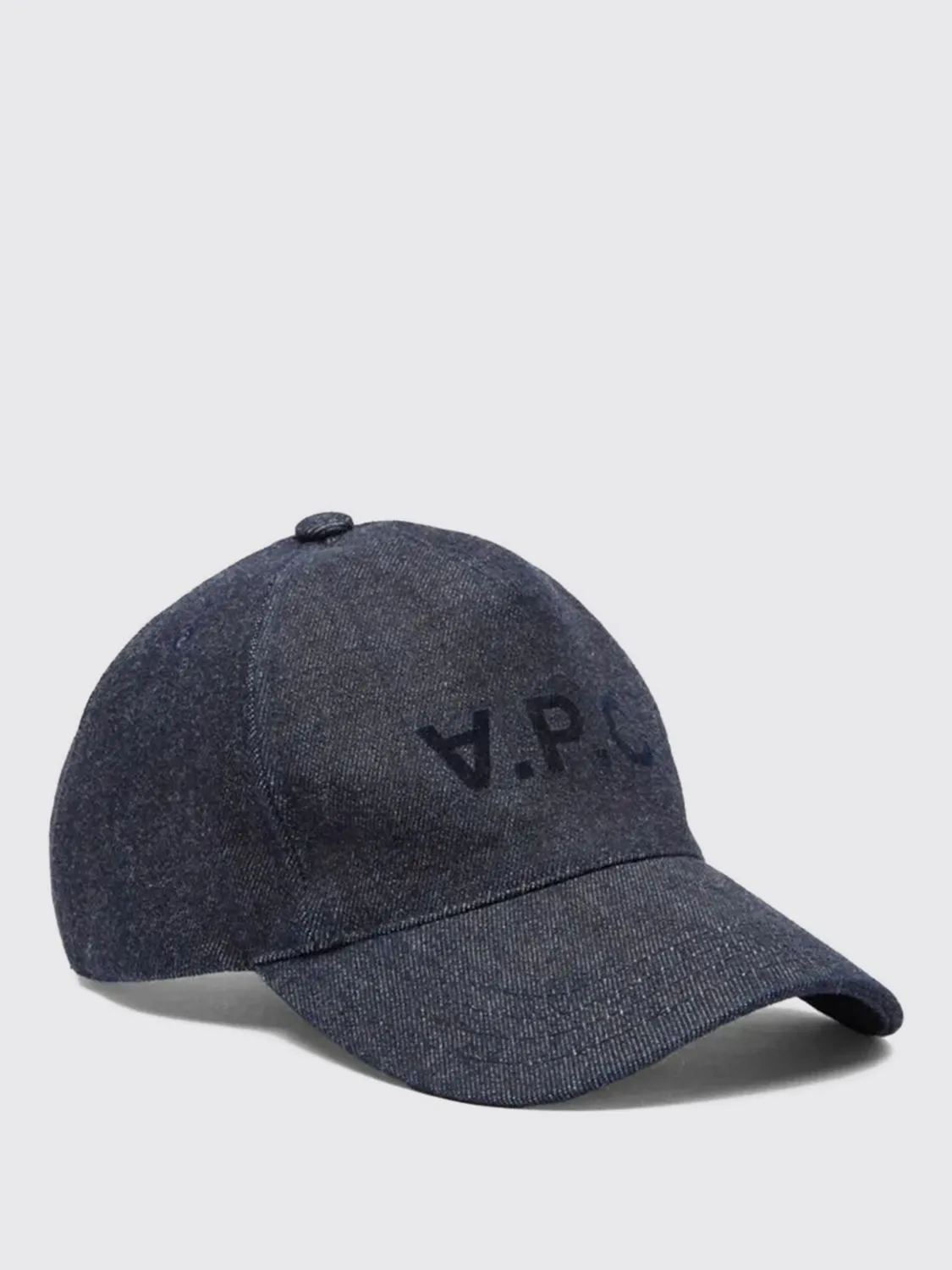 Cappello A.P.C. in denim di cotone