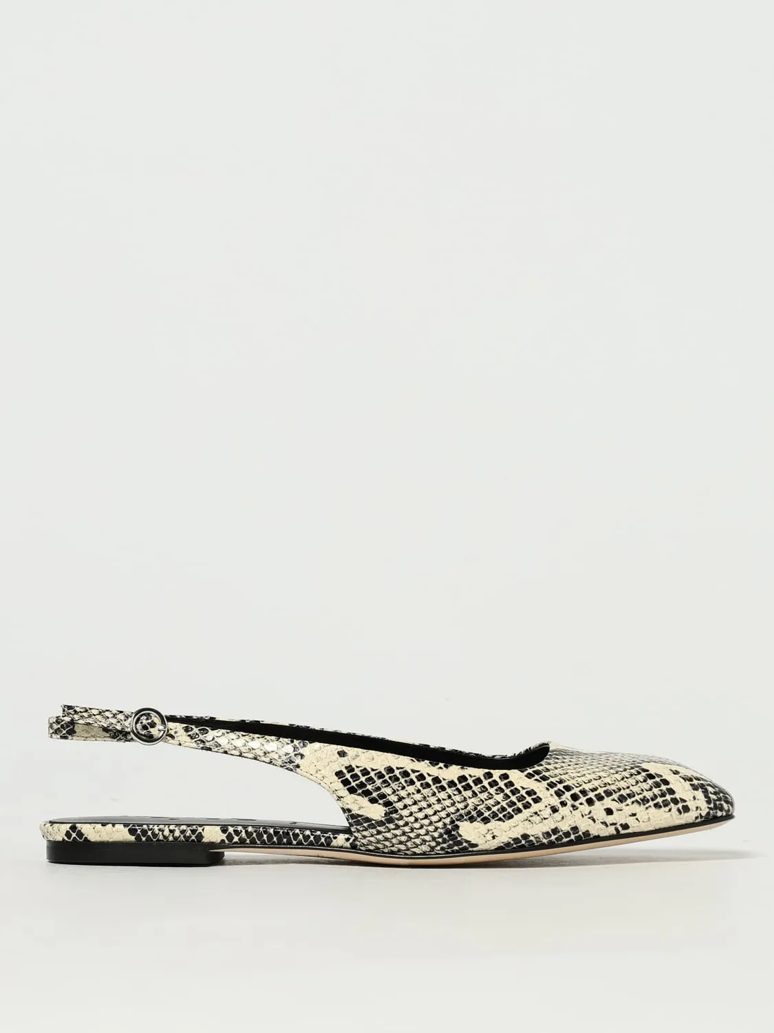 Ballerina Fedora Aeyde in pelle stampa pitone