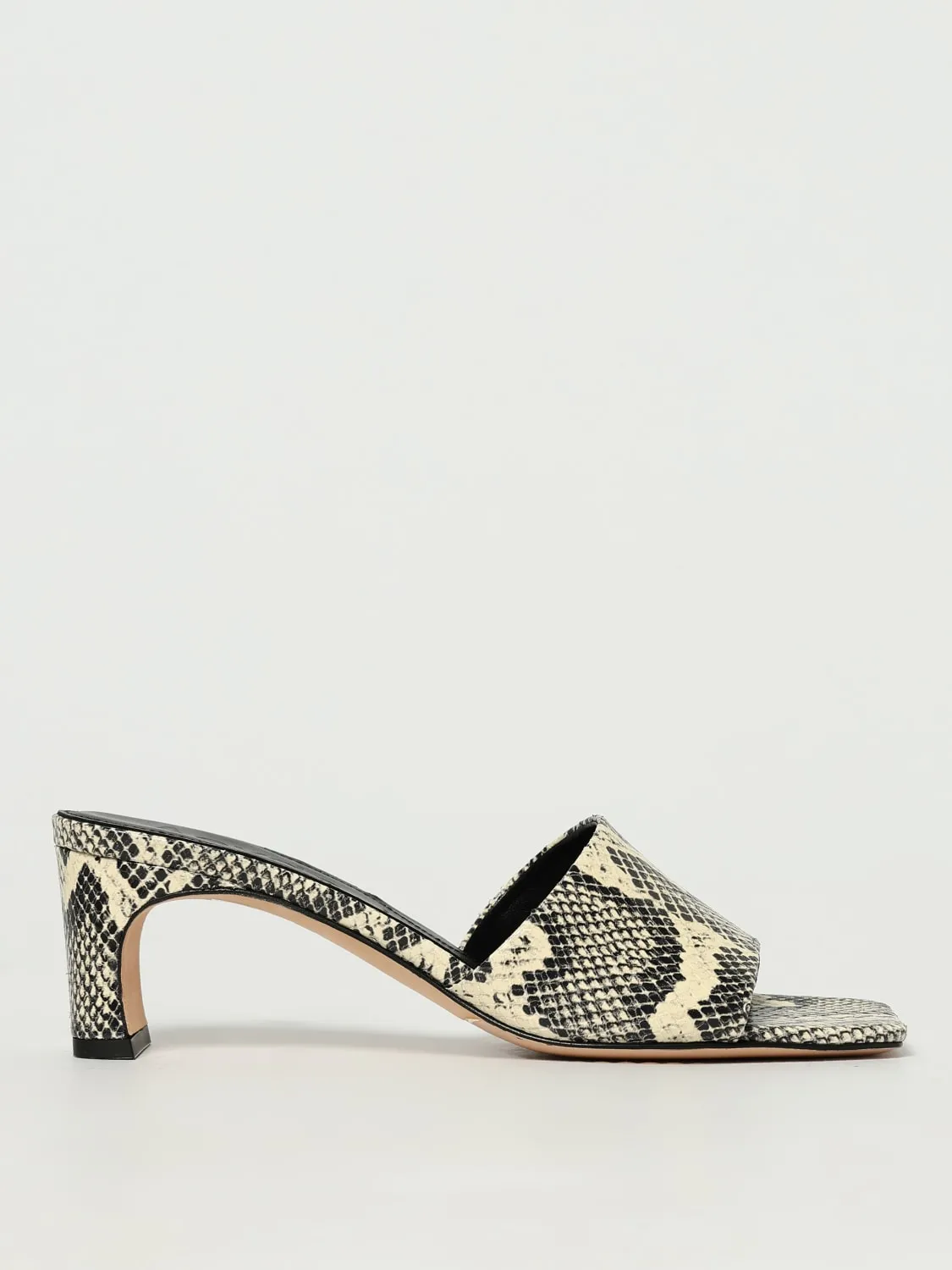 Mules Jeanie Aeyde in pelle stampa pitone