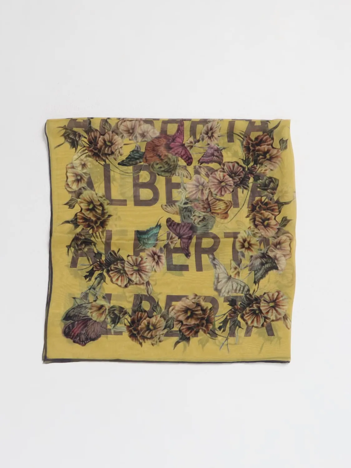 Foulard Alberta Ferretti in seta stampata