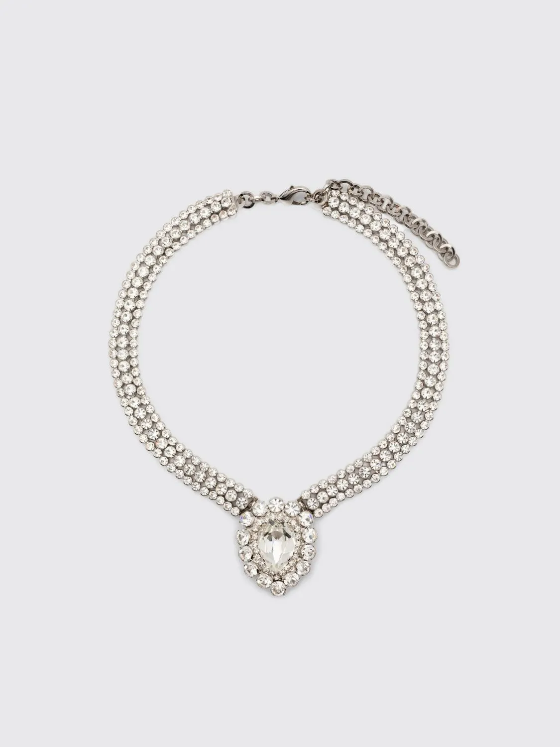 Collana Drop Stone in metallo Alessandra Rich