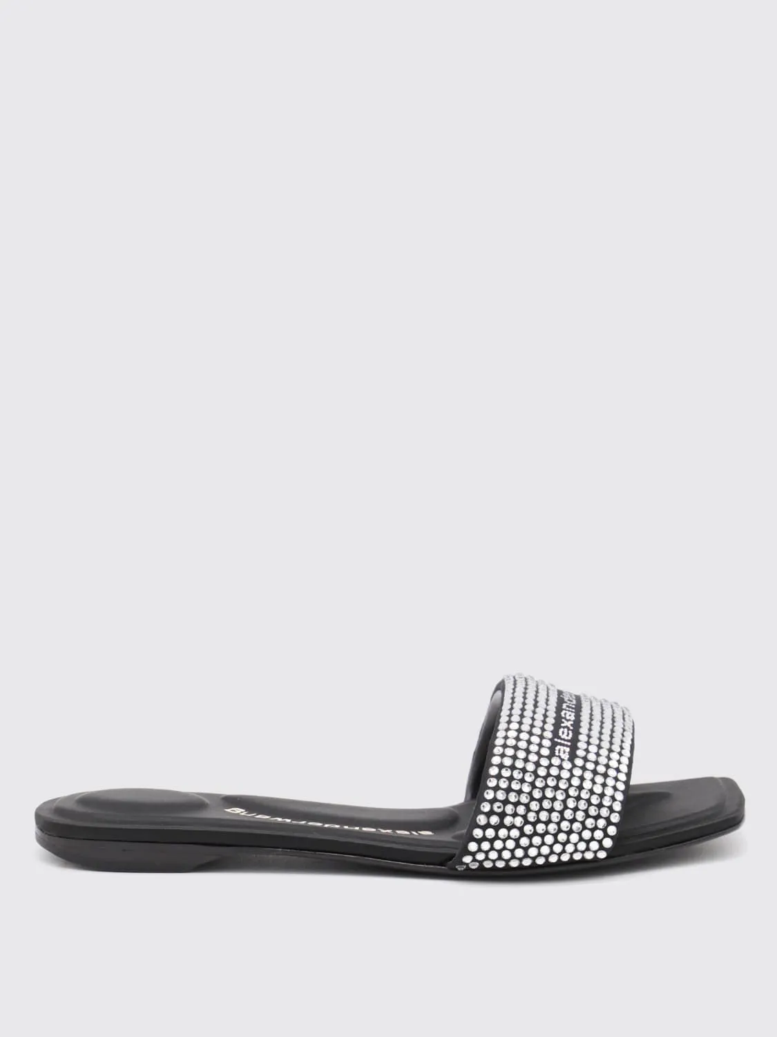 Mules Alexander Wang in raso con strass